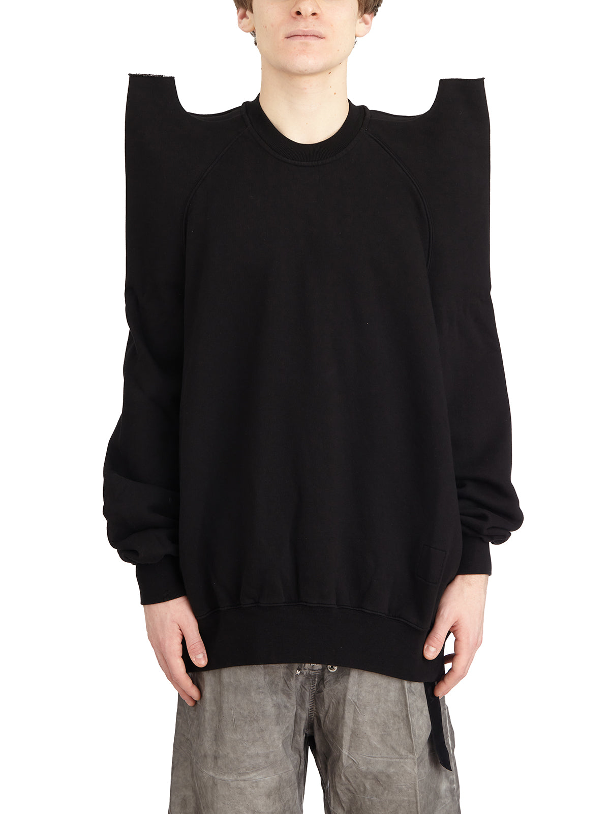 DRKSHDW Men's Classic Sweatshirt with Structured Straps - Size M