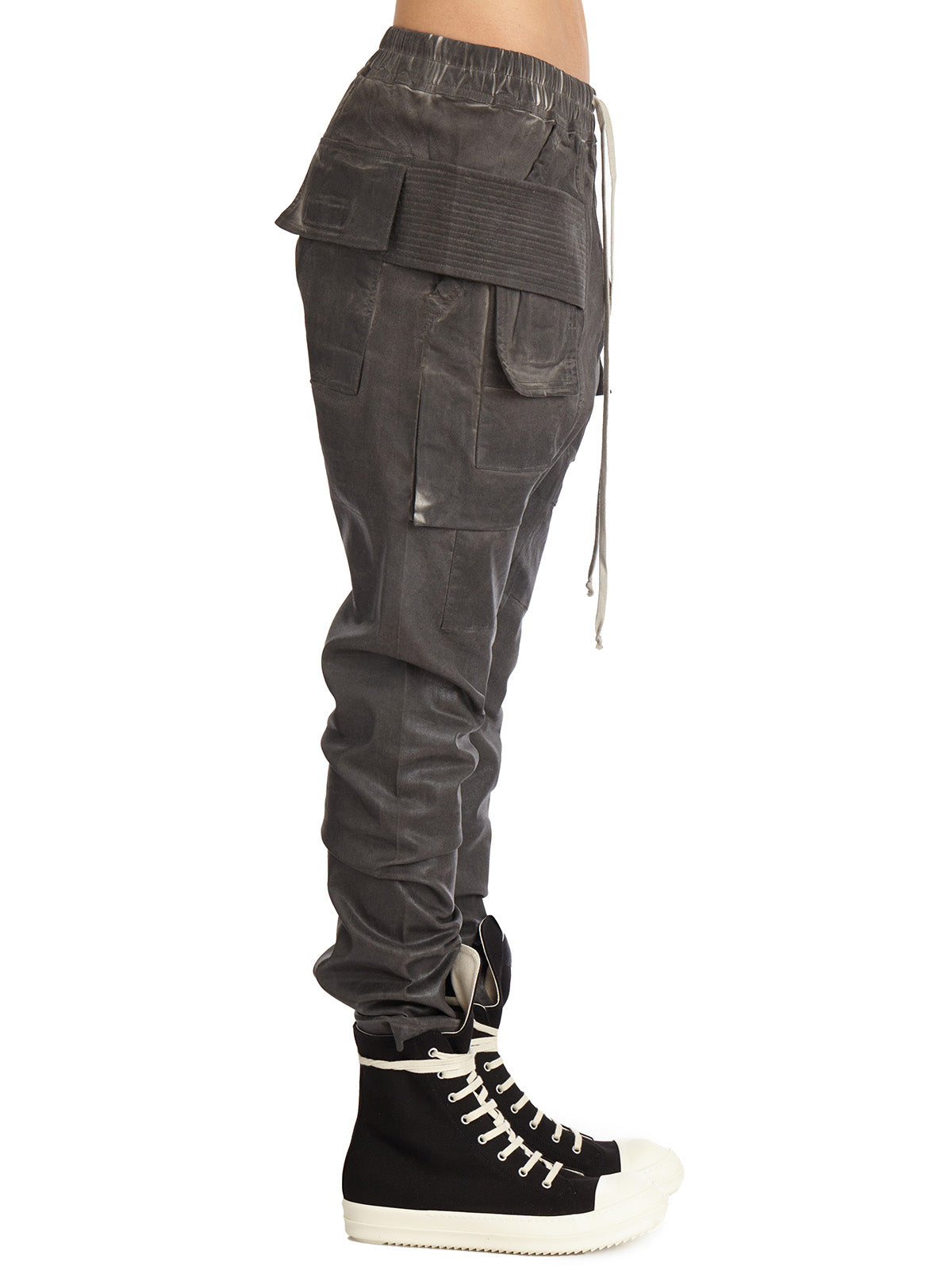 DRKSHDW Men's Cargo Drawstring Denim Pants - Size M
