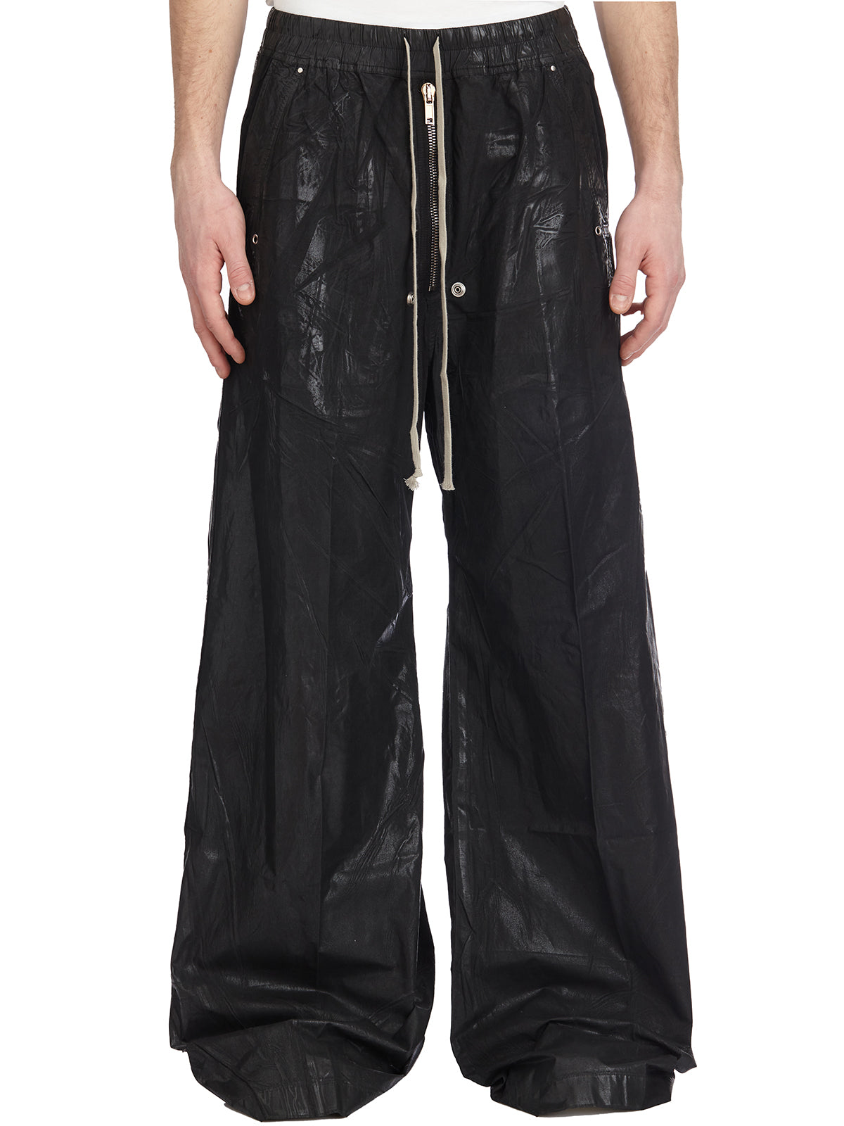 DRKSHDW Wide-Leg Pants with Elastic Waist - Size M