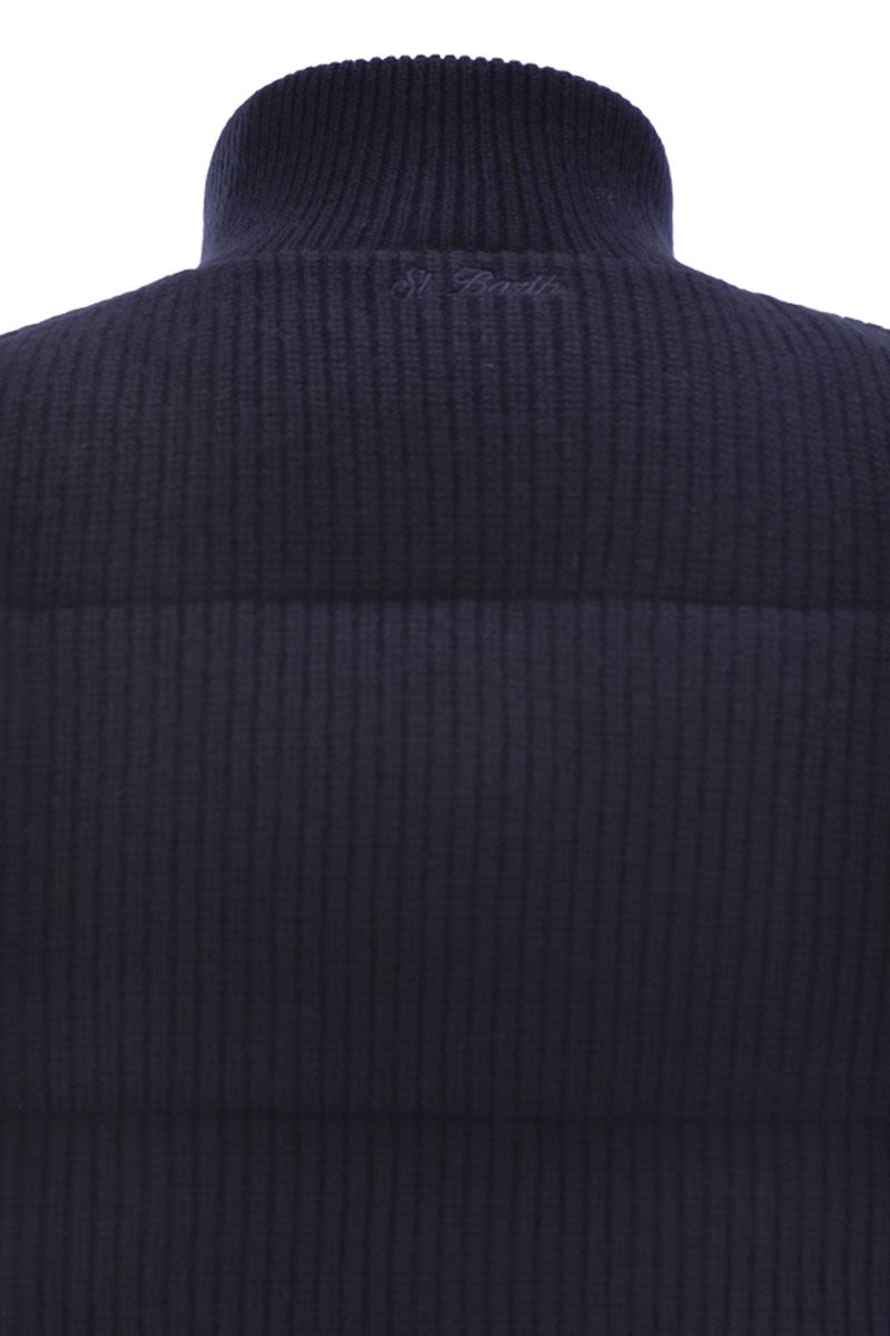 MC2 SAINT BARTH Padded Wool Waistcoat - Regular Fit