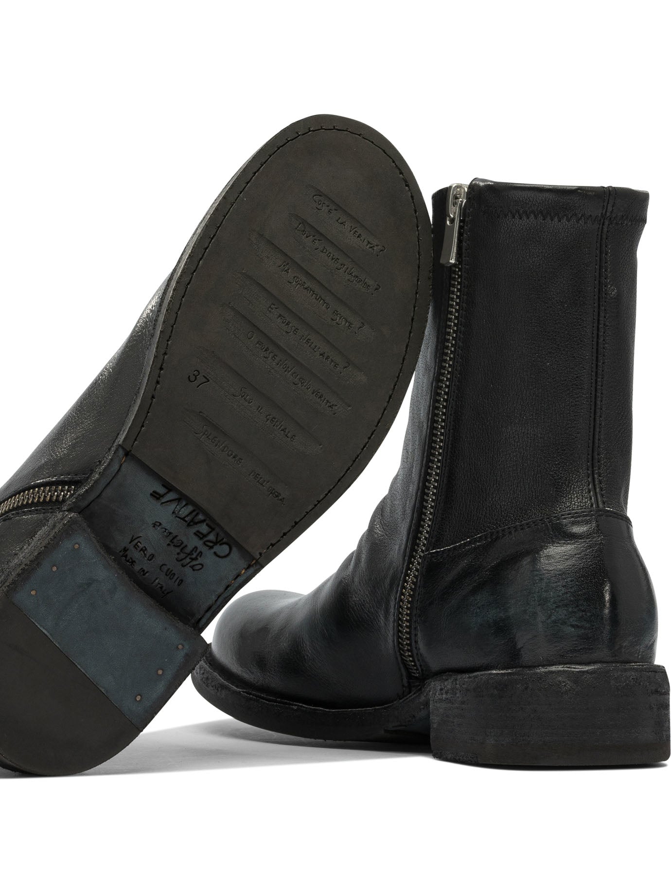 OFFICINE CREATIVE Chic Rubber Ankle Boots for Women - FW25