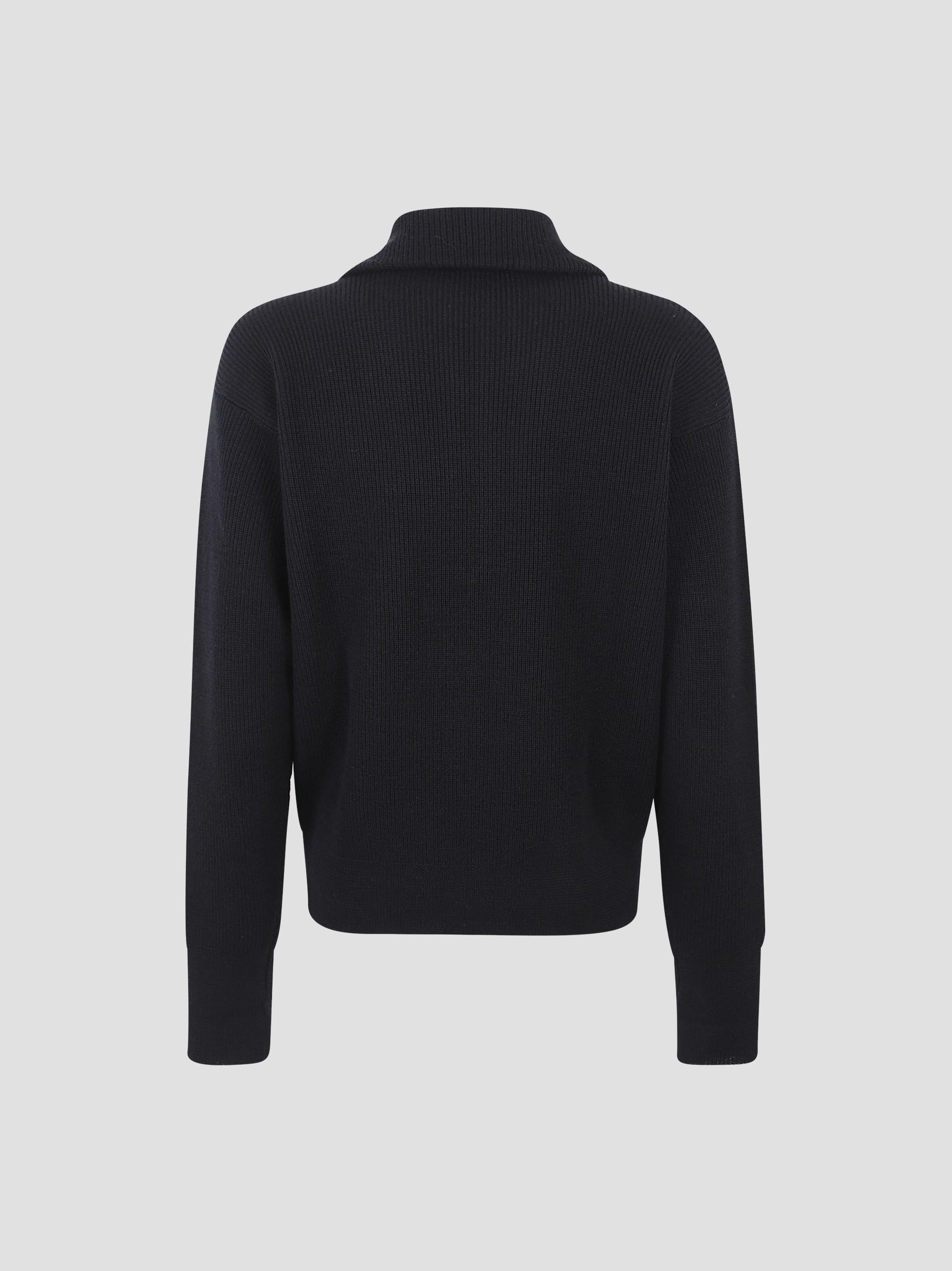 LEMAIRE Half Zip Wool Sweater for Men