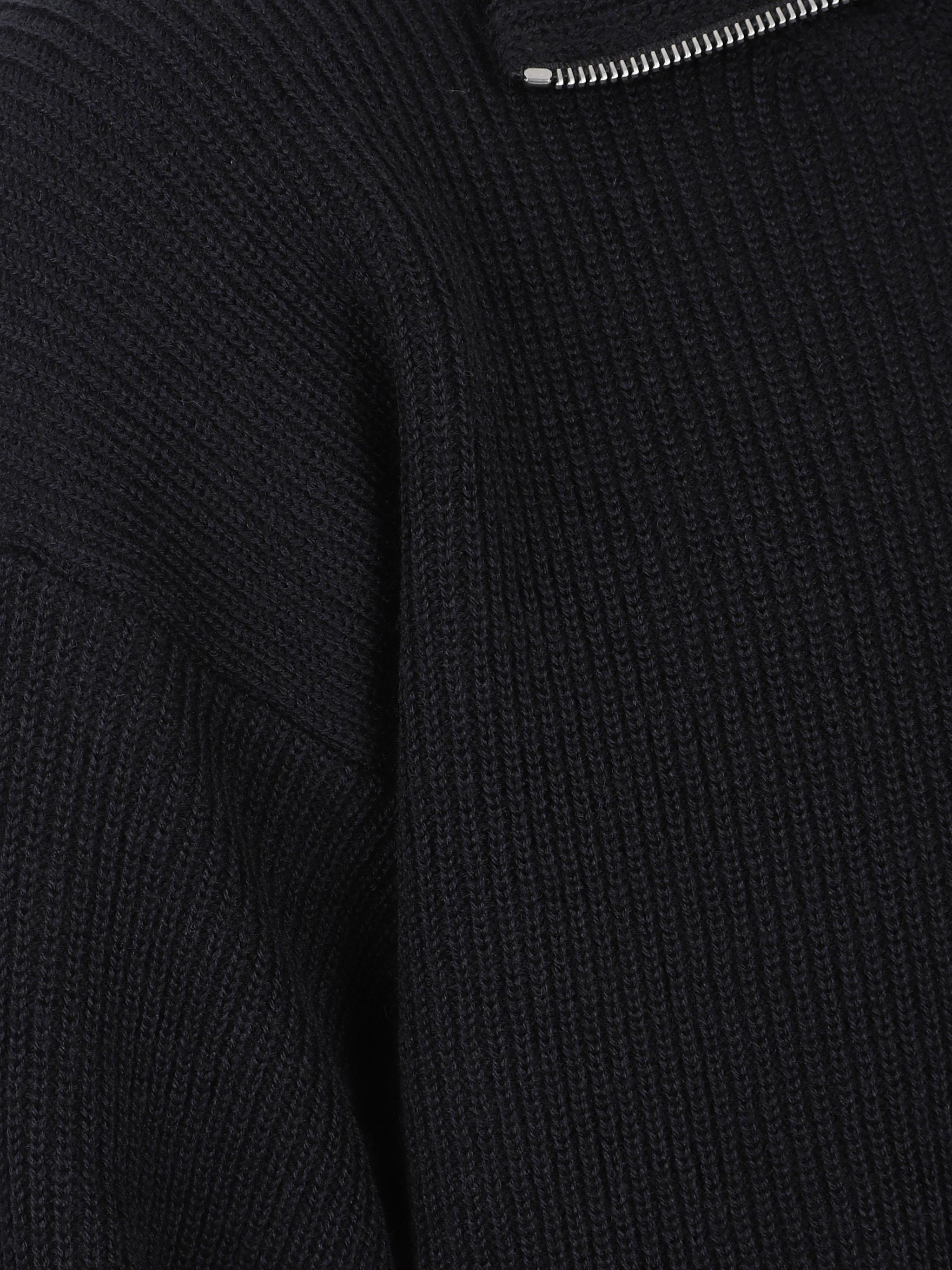 LEMAIRE Half Zip Wool Sweater for Men