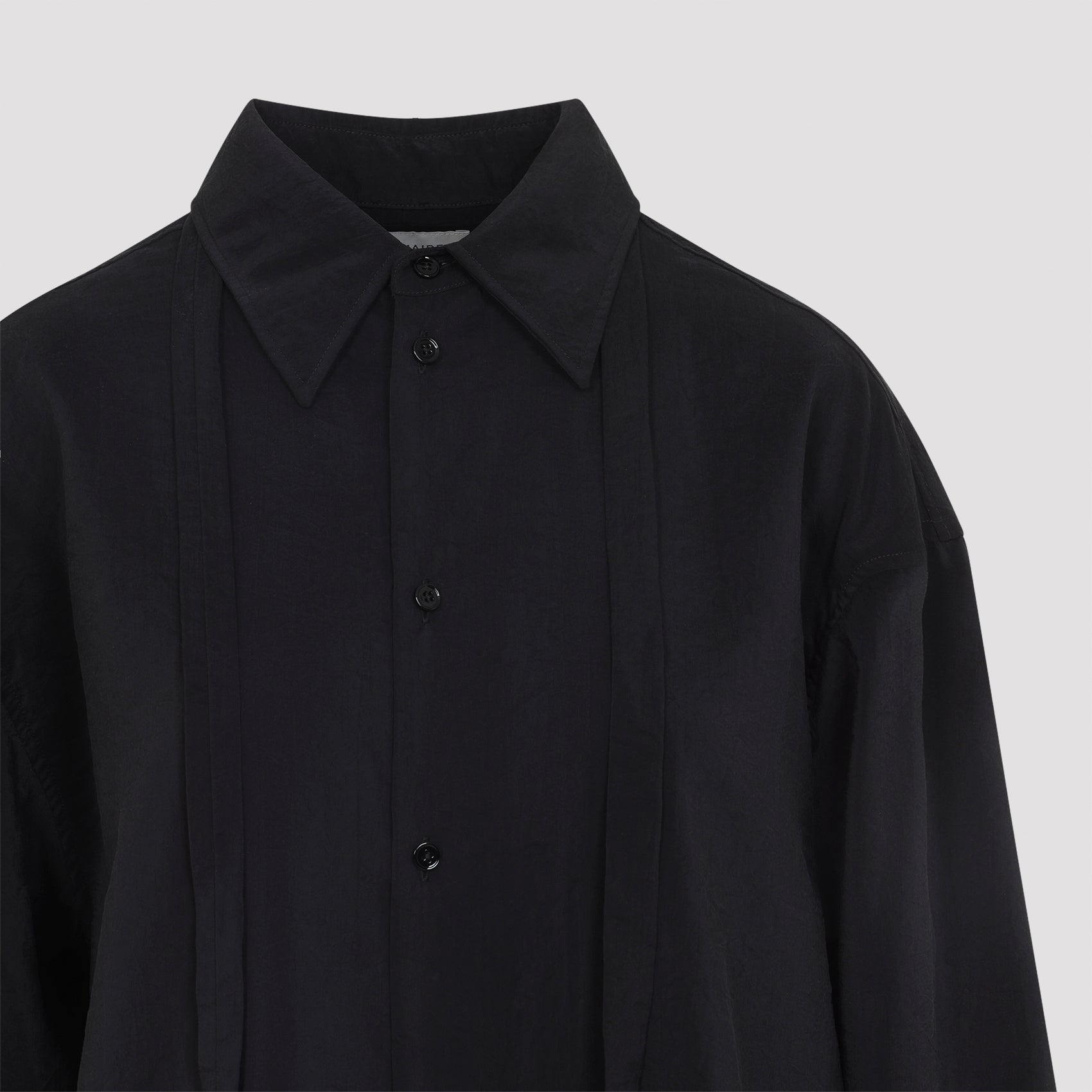 LEMAIRE Silk Long Shirt with Front Tie for Women
