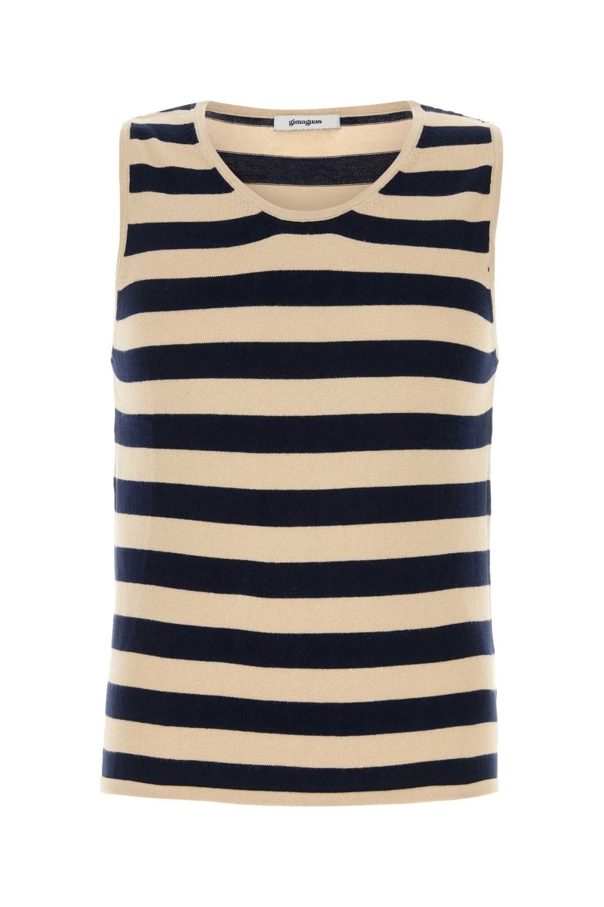 GIMAGUAS Embroidered Cotton Leo Tank Top - SS25