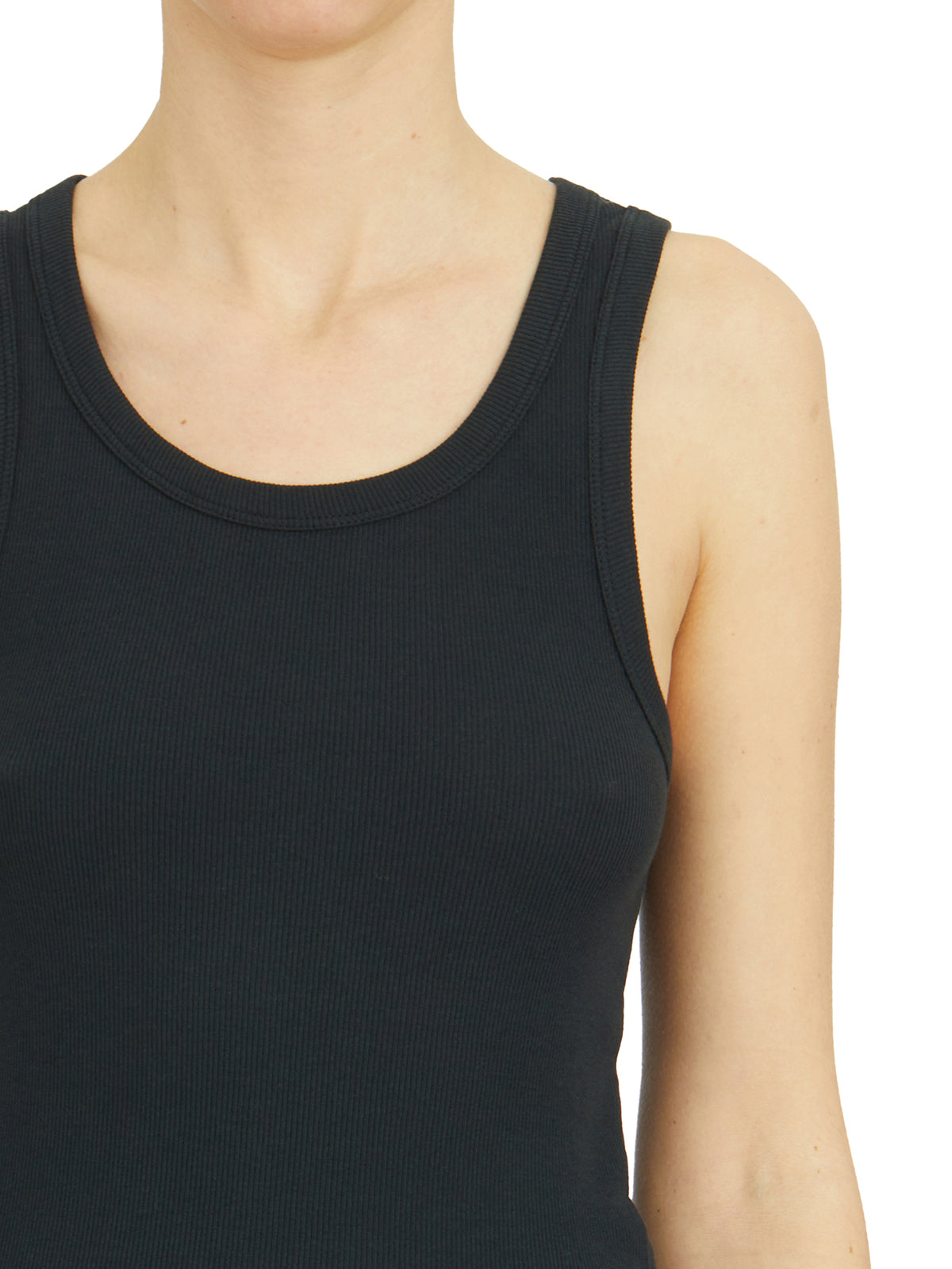 ENTIRE STUDIOS Slim Fit Ribbed Tank Top - Size S