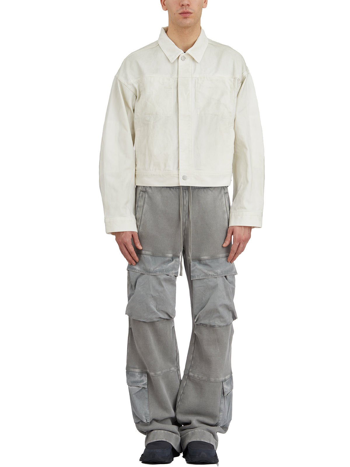 ENTIRE STUDIOS Boxy Fit Denim Jacket - Size M