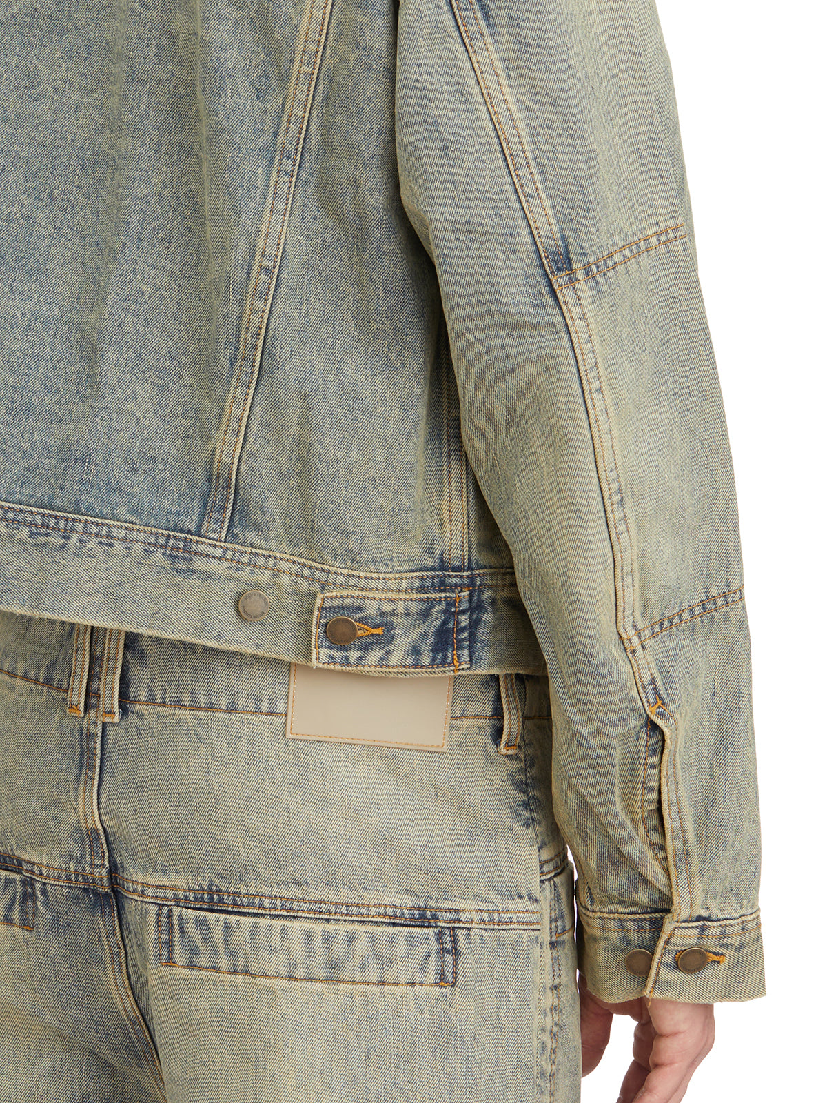 ENTIRE STUDIOS Men's Boxy Fit Denim Jacket - Size M