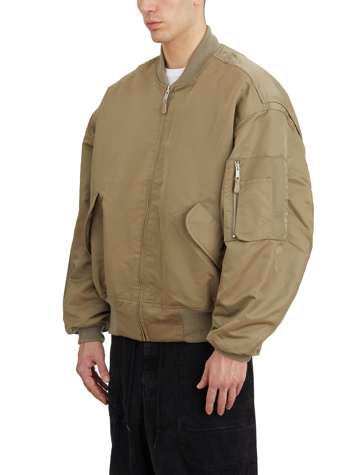 ENTIRE STUDIOS Boxy Fit Bomber Jacket - Medium Size
