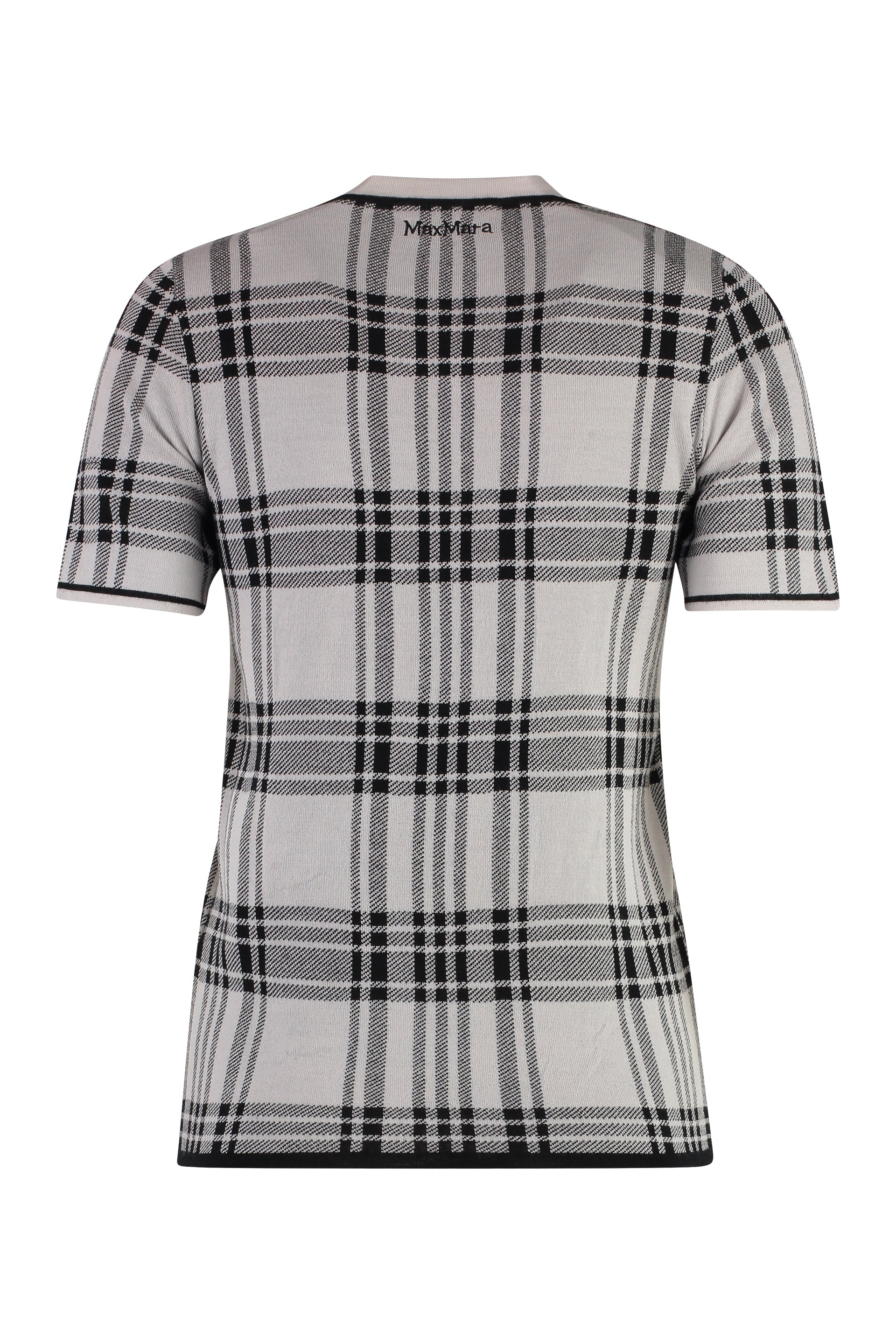S MAX MARA Jacquard Knit T-Shirt
