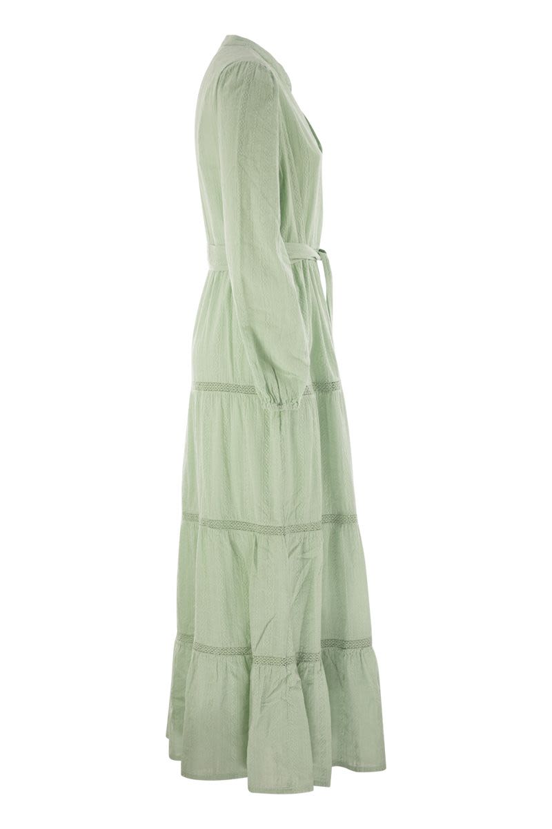 MC2 SAINT BARTH Leyde Maxi Cotton Dress