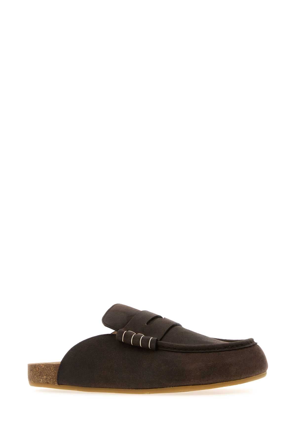 JW ANDERSON Leather Stitch Slippers for Men