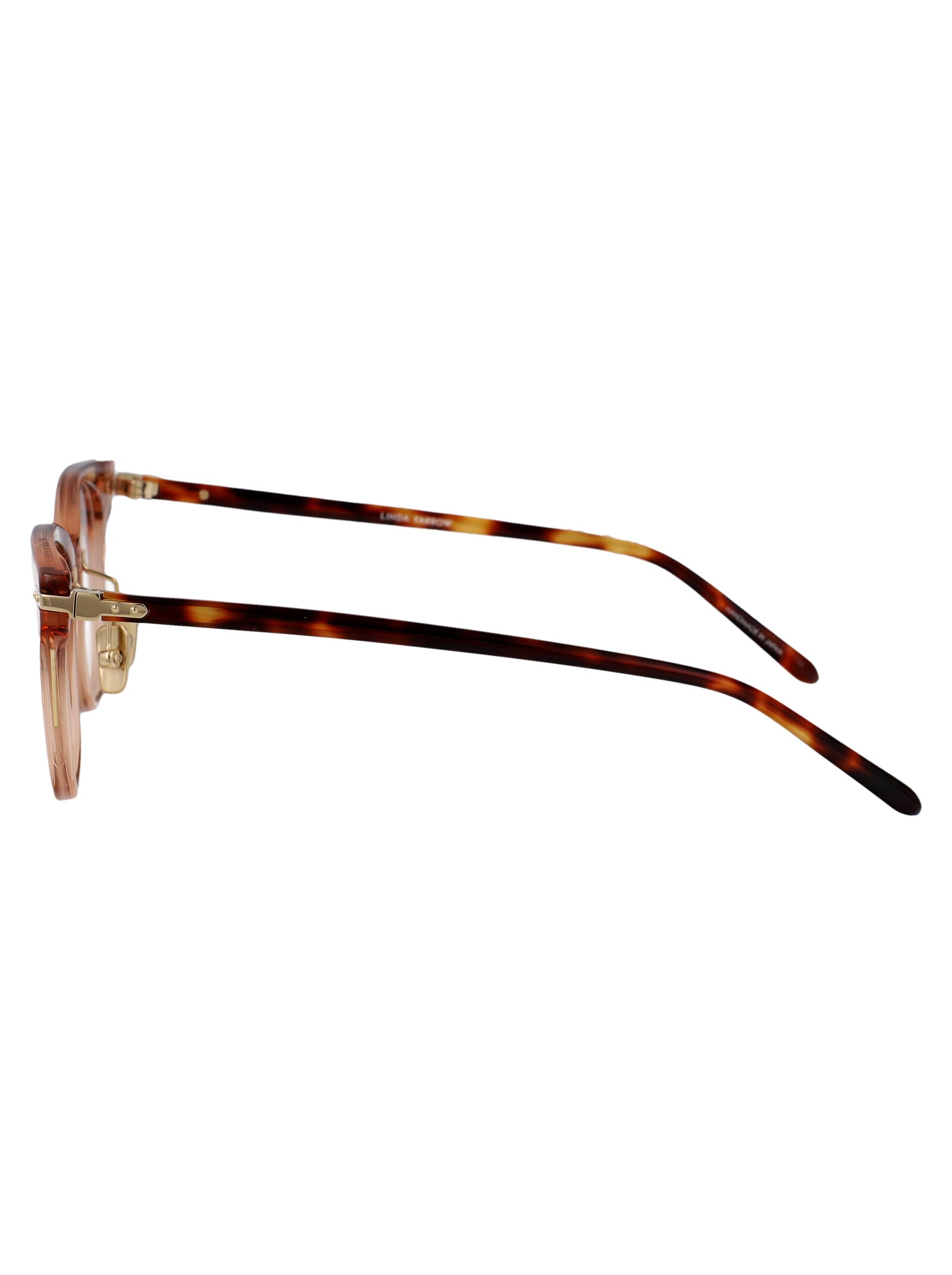 LINDA FARROW Ultra-Stylish Havana Optical Glasses - Unisex