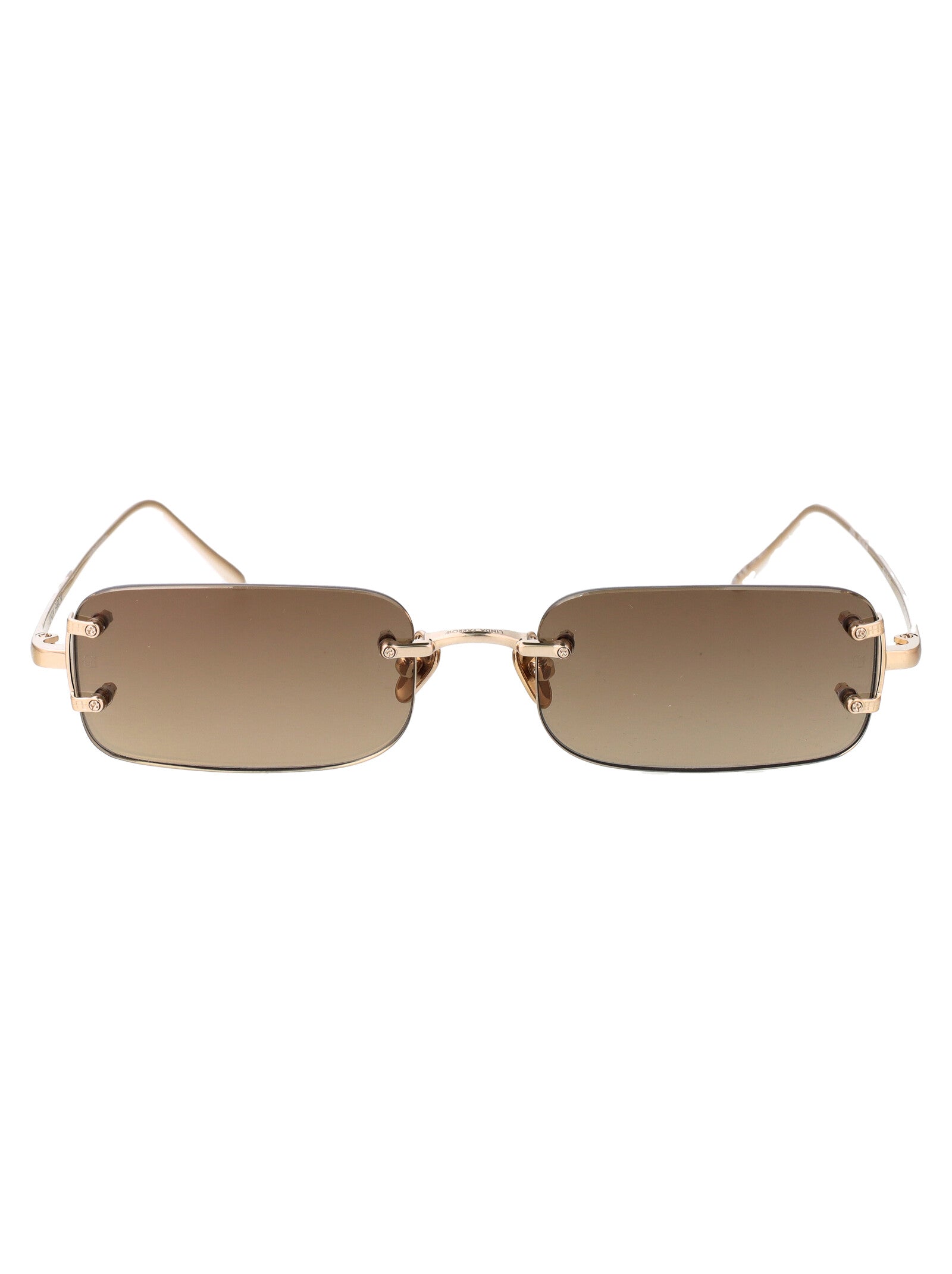 LINDA FARROW Titanium Sunglasses for Women - FW25 Collection