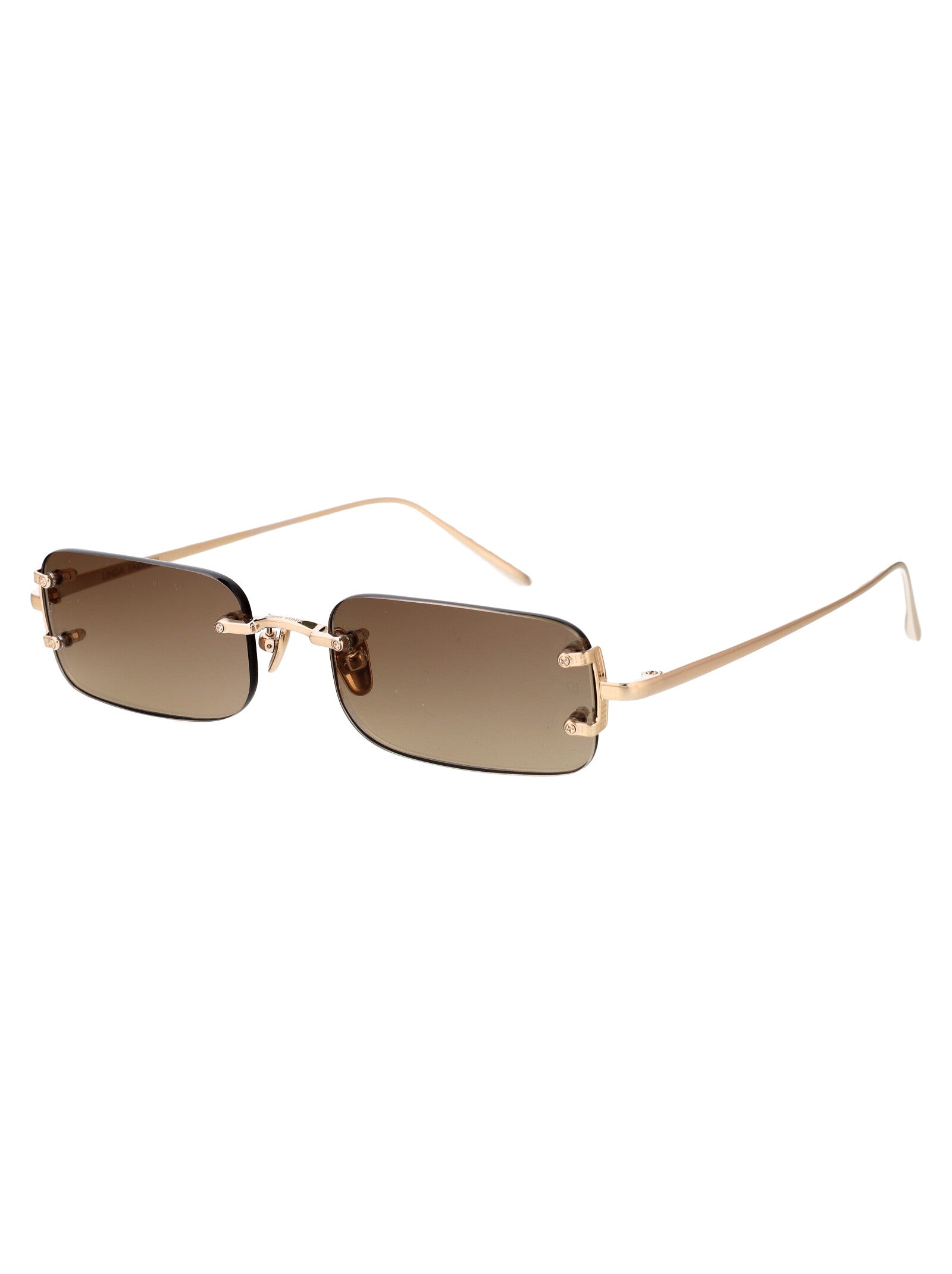 LINDA FARROW Titanium Sunglasses for Women - FW25 Collection