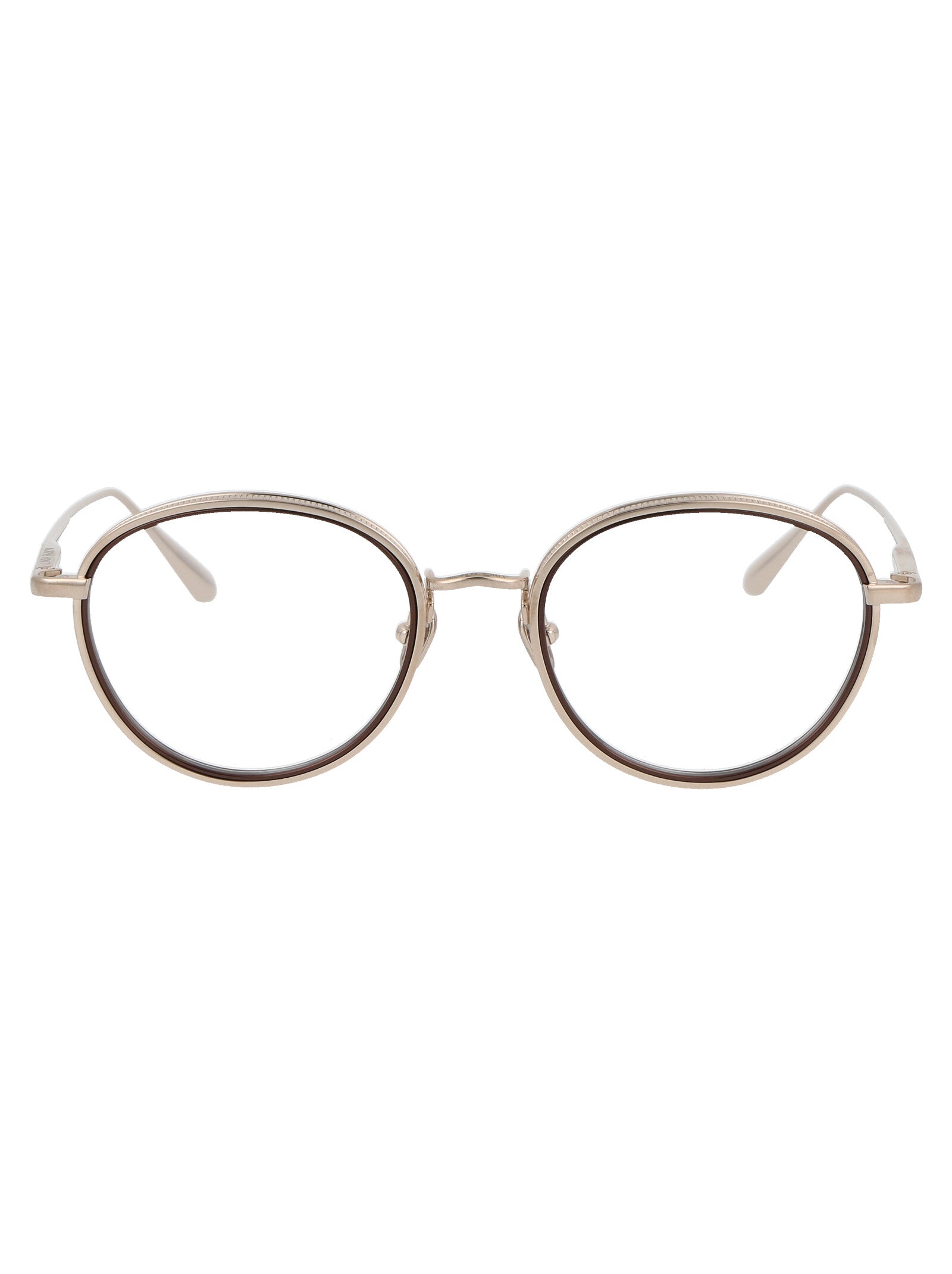 LINDA FARROW Chic Optical Titanium Glasses for Women