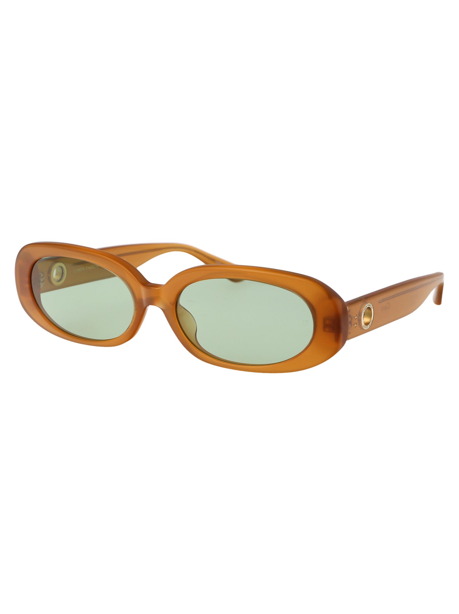 LINDA FARROW Chic Acetate Sunglasses for Women