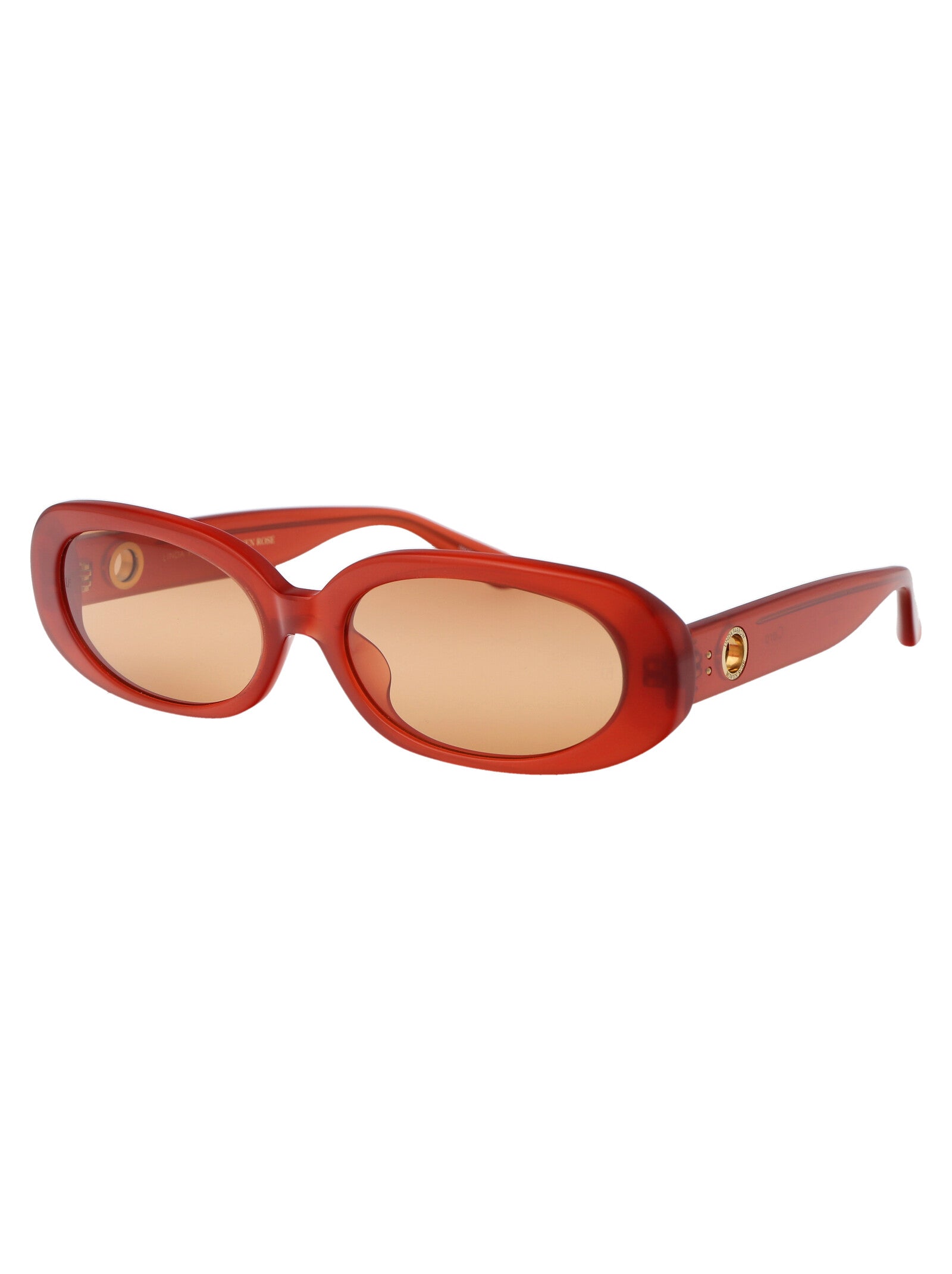 LINDA FARROW Gradient Acetate Sunglasses