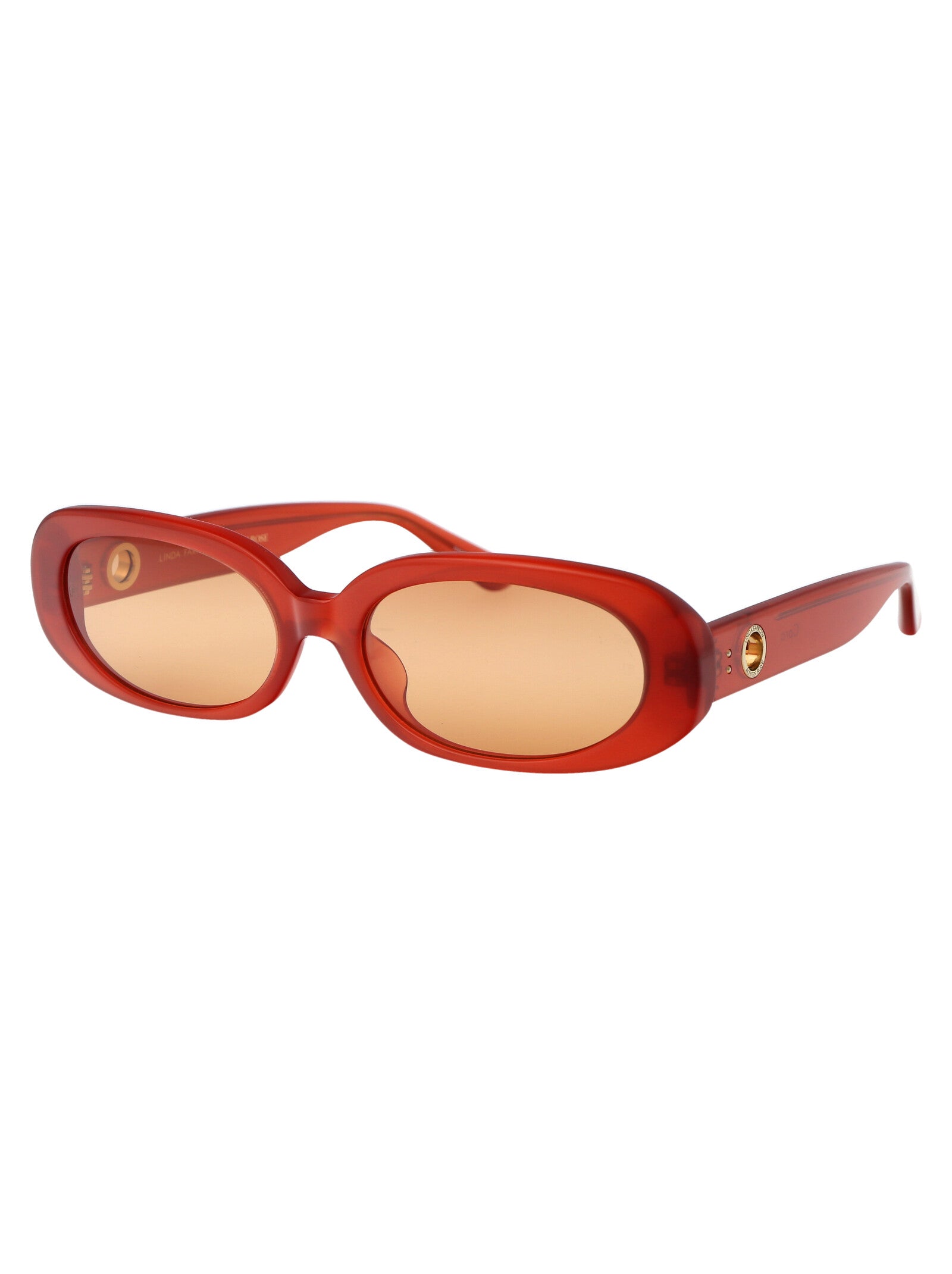 LINDA FARROW Acetate Gradient Sunglasses
