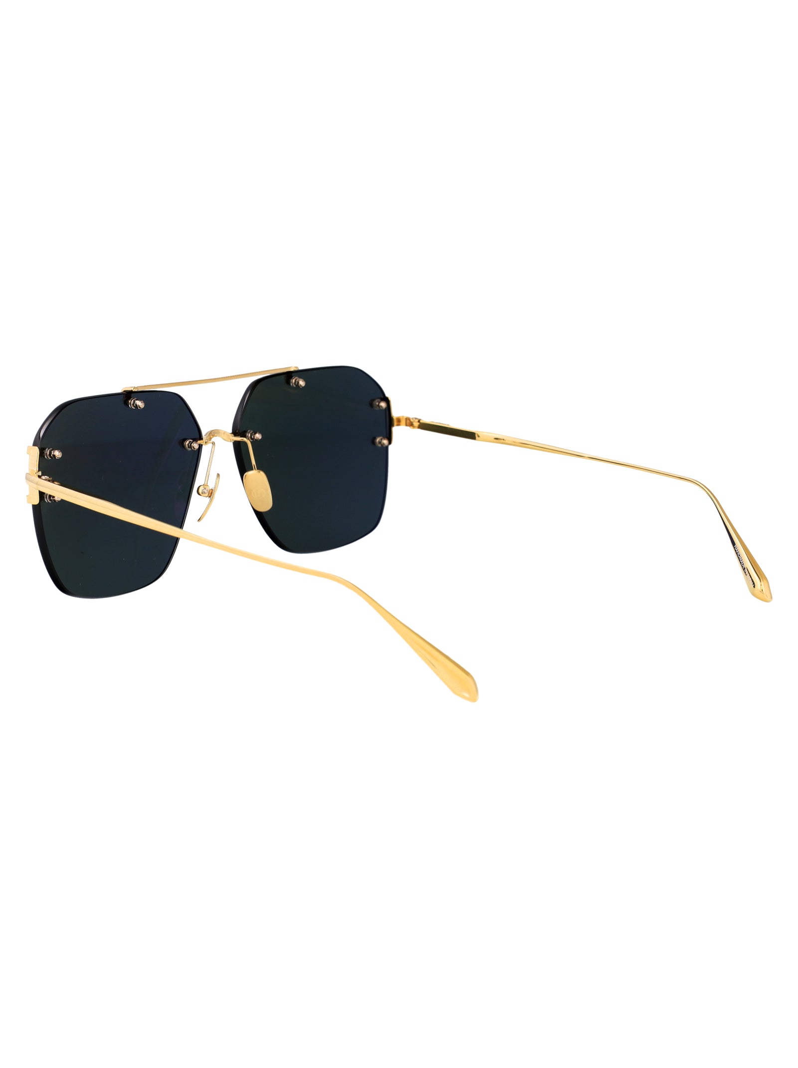 LINDA FARROW Stylish Titanium Sunglasses - Unisex Design for SS25
