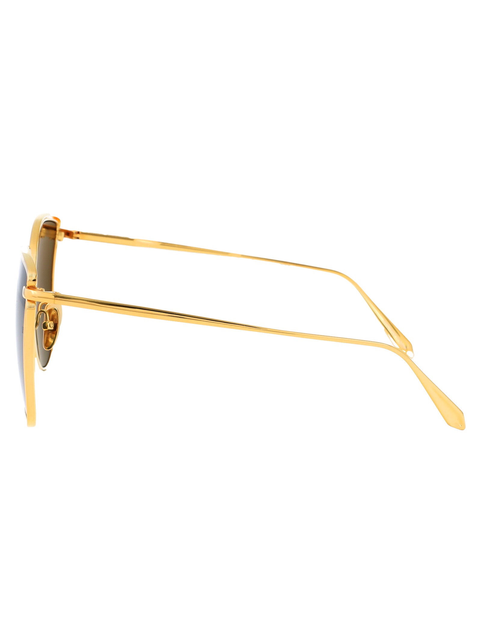 LINDA FARROW Elevated Titanium Fashion Sunglasses for Women