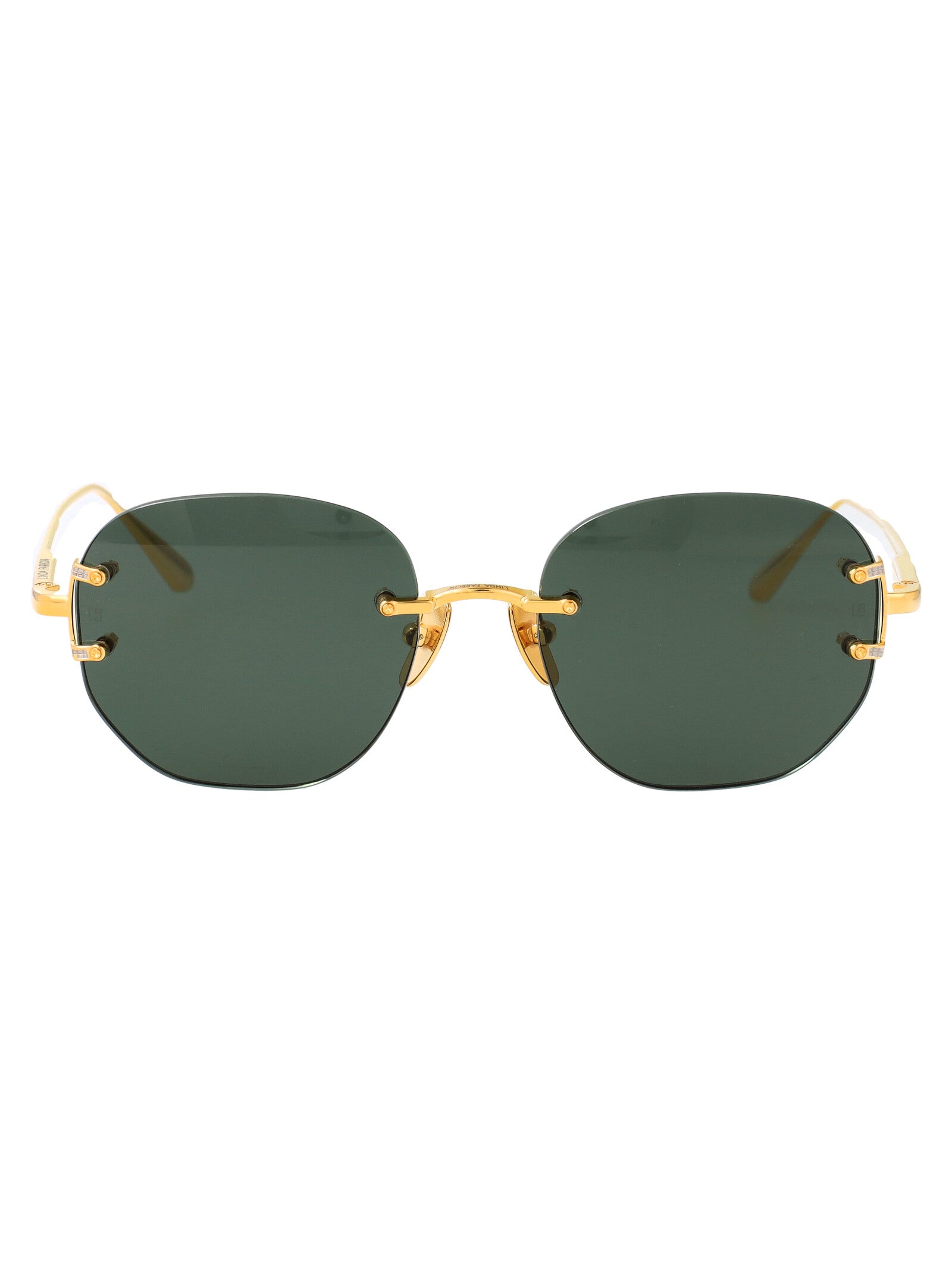 LINDA FARROW Titanium Sunglasses for Women - SS25 Season