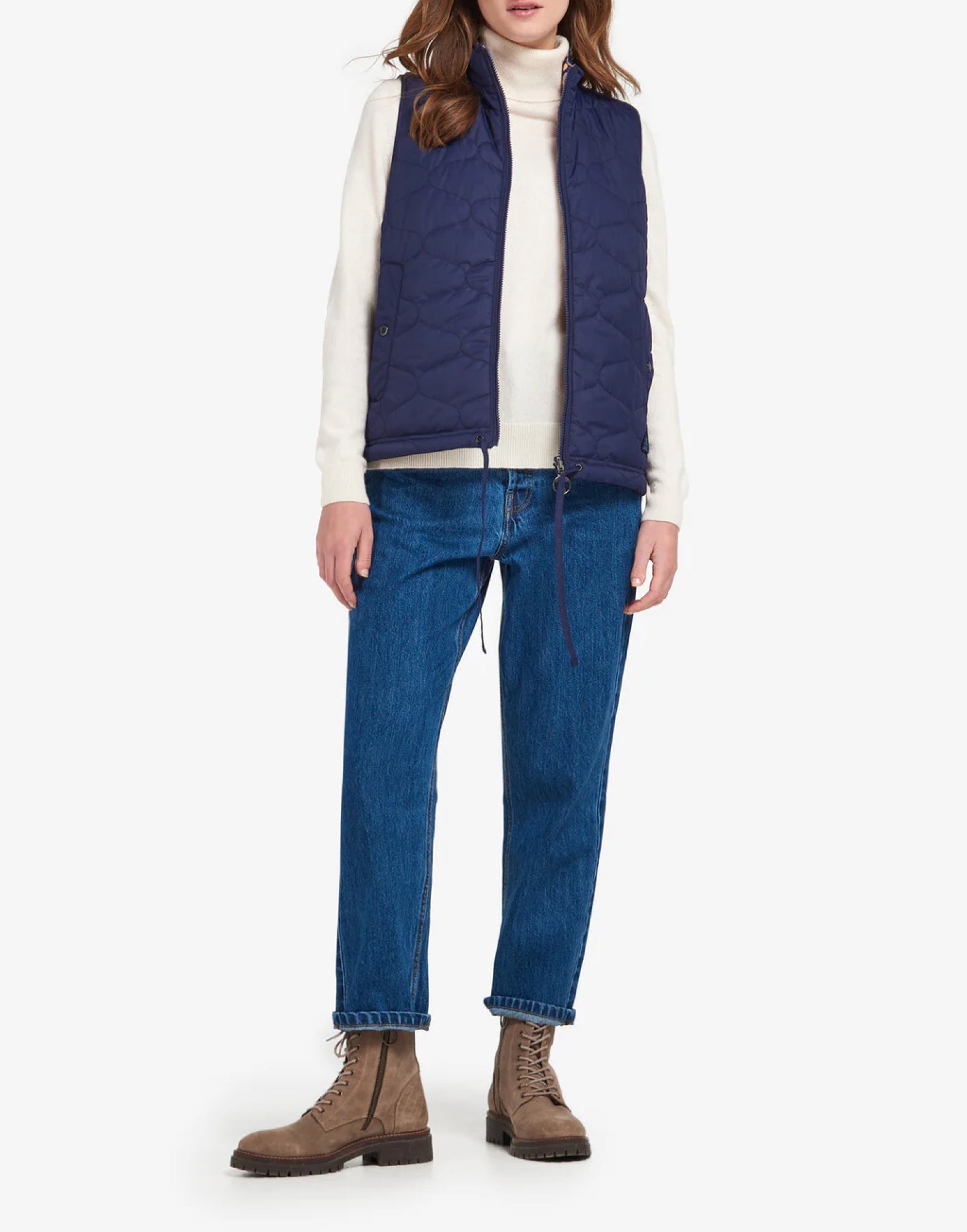 BARBOUR Reversible Quilted Gilet Vest for Women