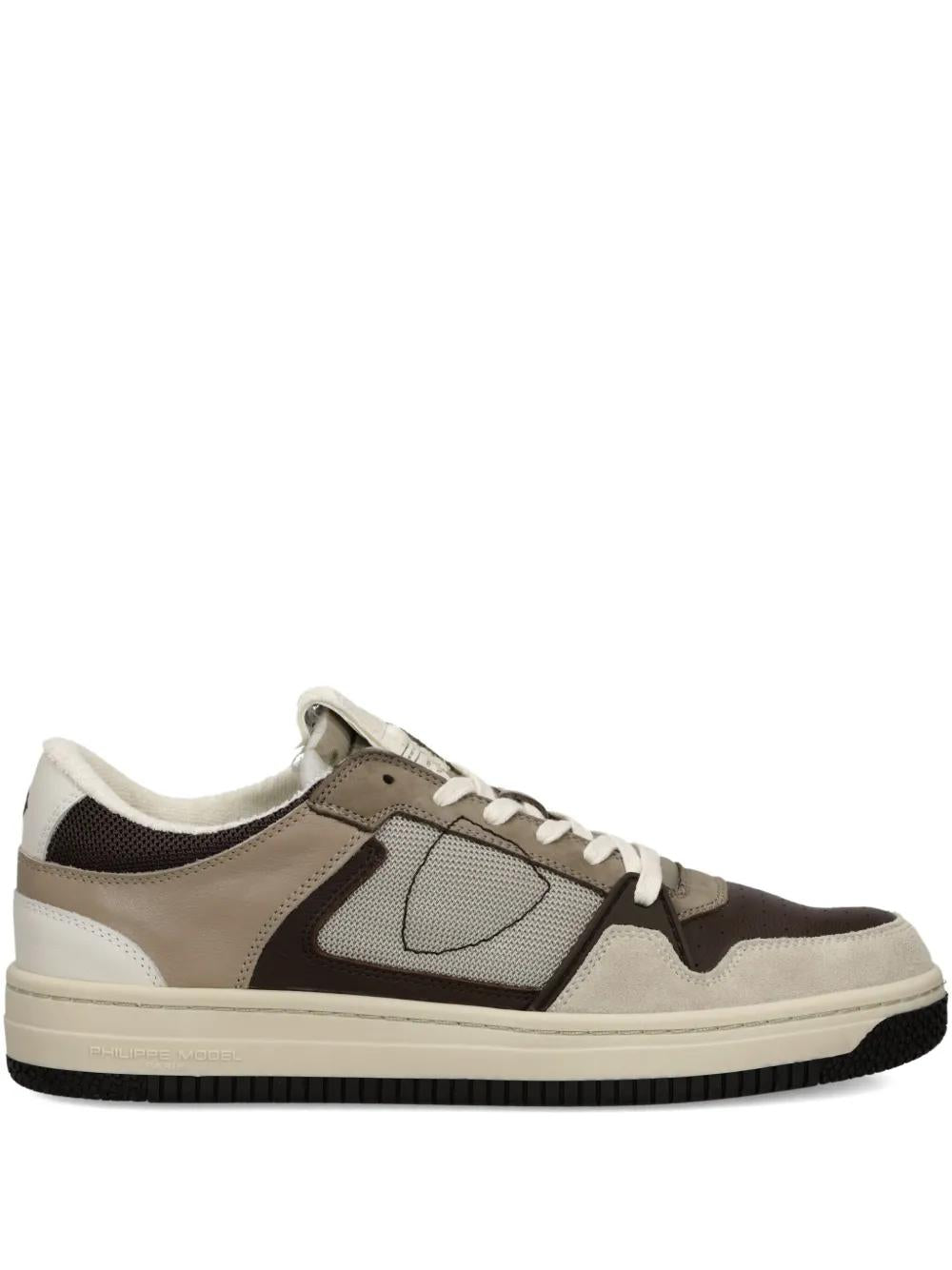 PHILIPPE MODEL PARIS Classic Low-Top Sneakers with Panels for Men