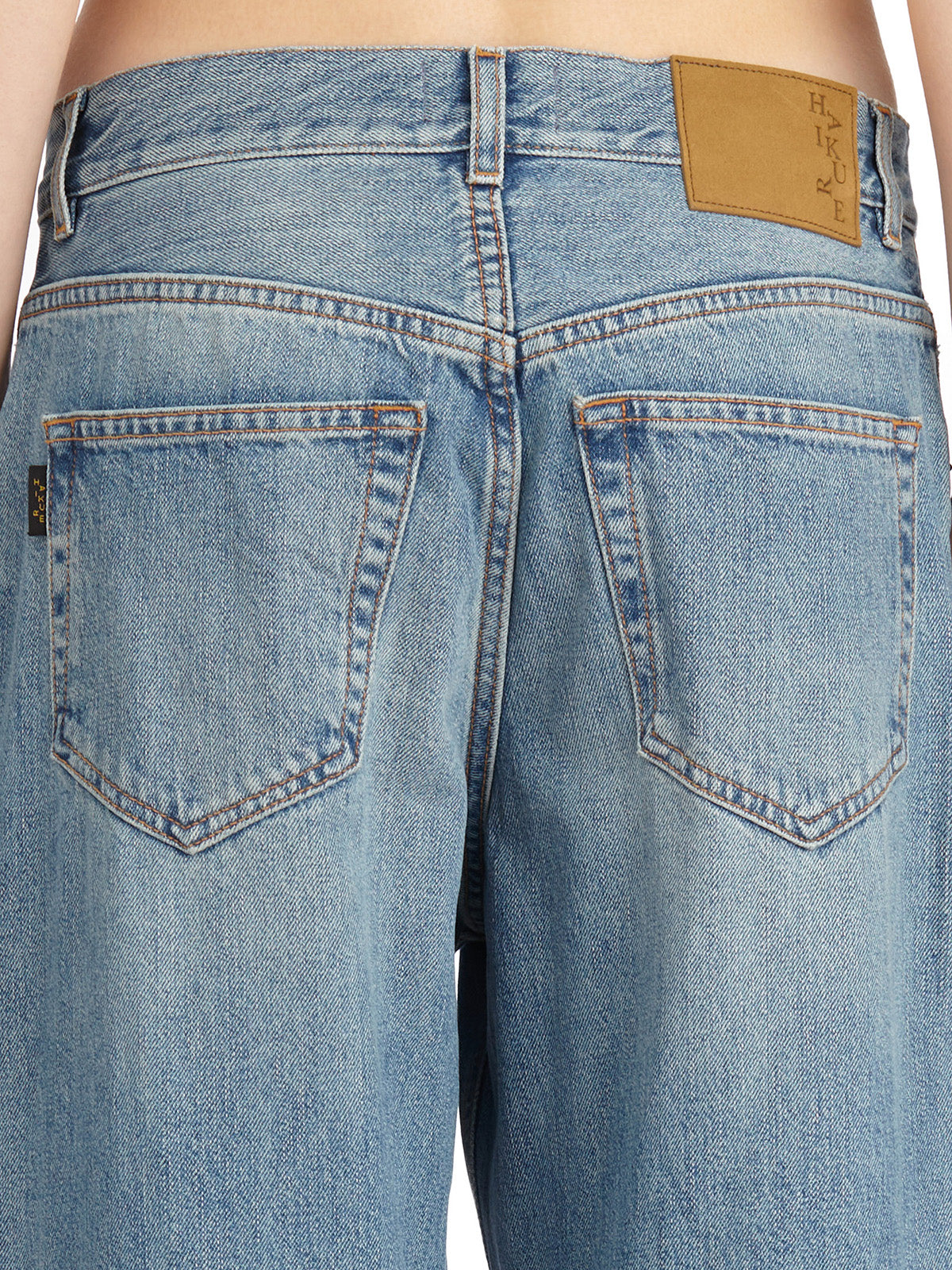 HAIKURE High Waist Straight Leg Denim Pants - Size 26