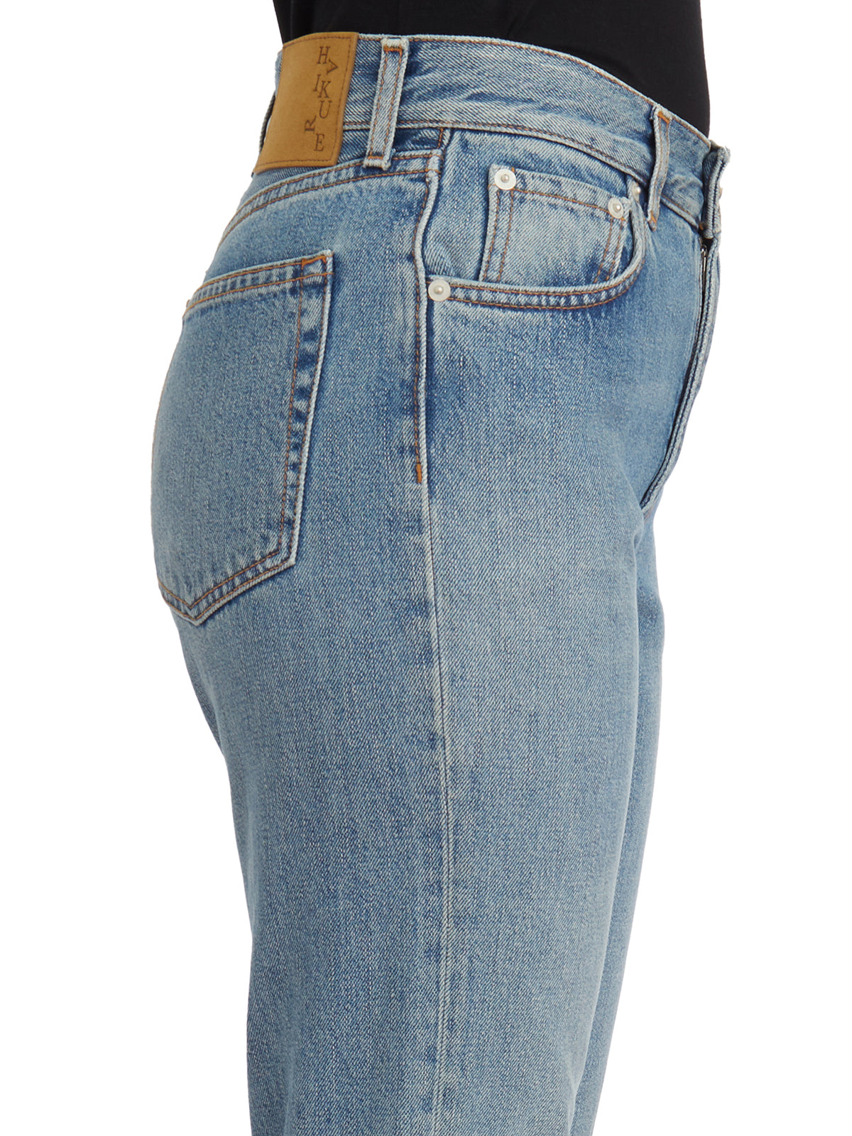 HAIKURE Mediterranean Flora Bootcut Denim Pants - Size 25