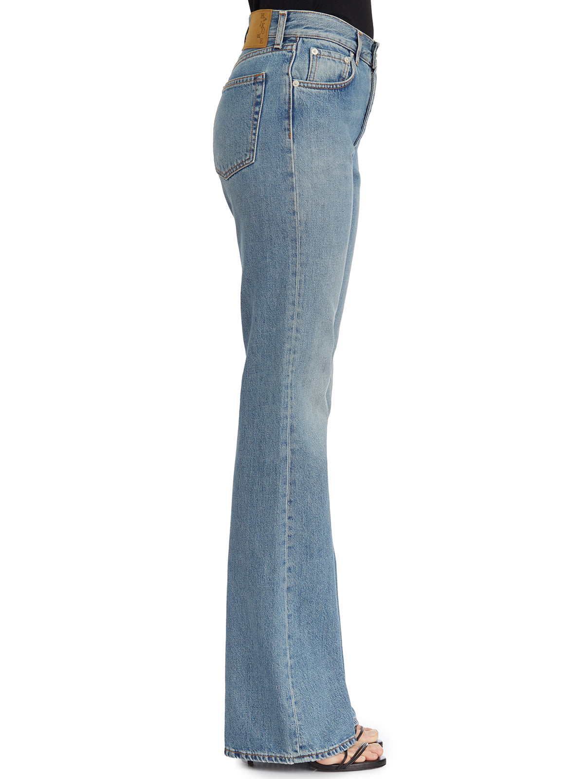 HAIKURE Mediterranean Flora Bootcut Denim Pants - Size 25