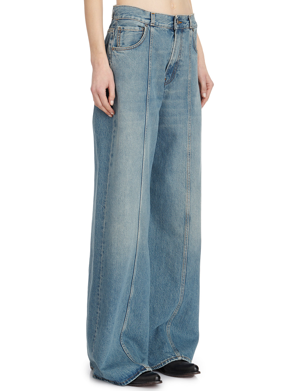 HAIKURE Womens Peace Denim Pants - Size 26