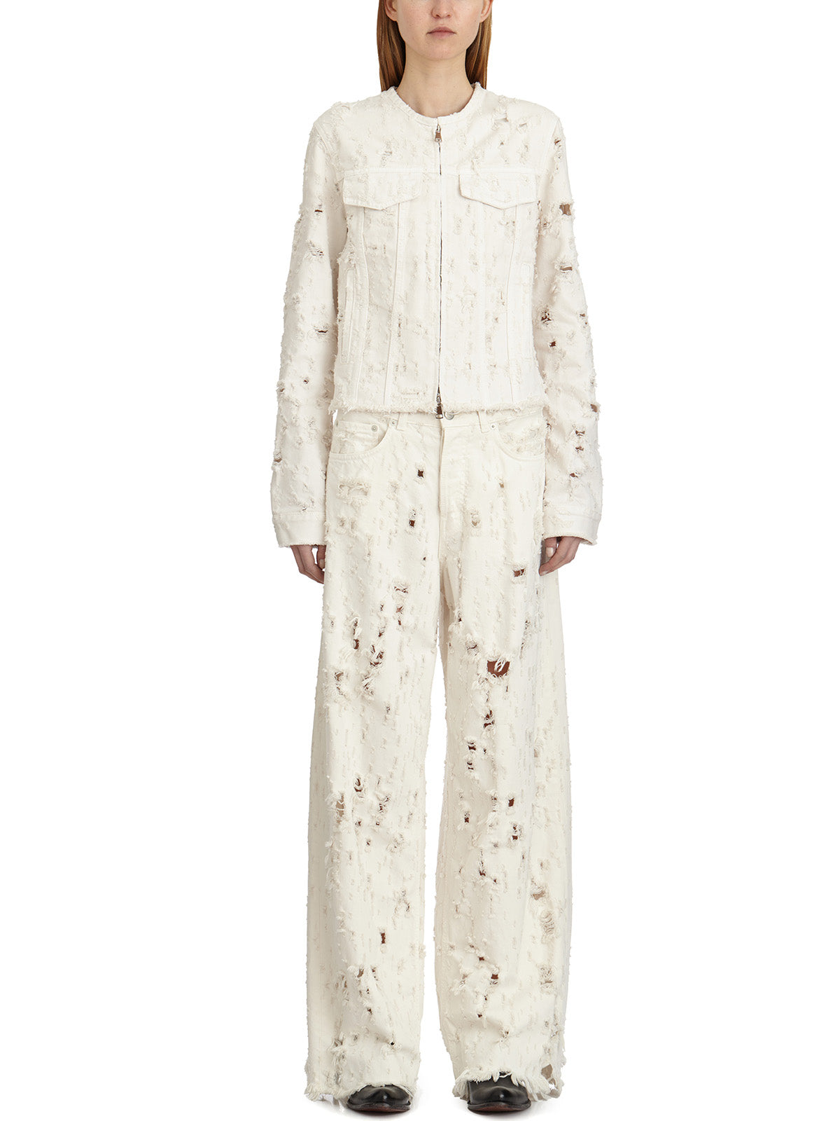 HAIKURE Mini Destroyed Effect Jacket (Size S)