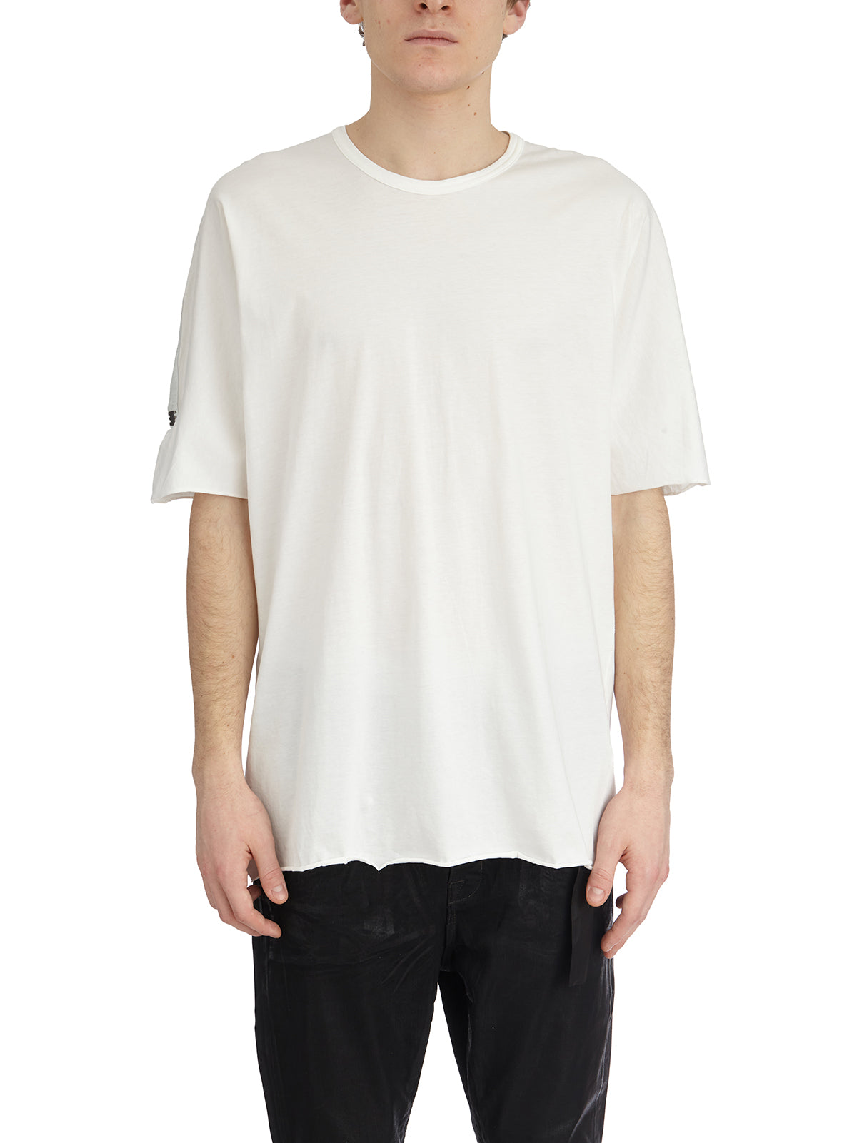 ISAAC SELLAM Crew Neck Cotton T-Shirt - Size M