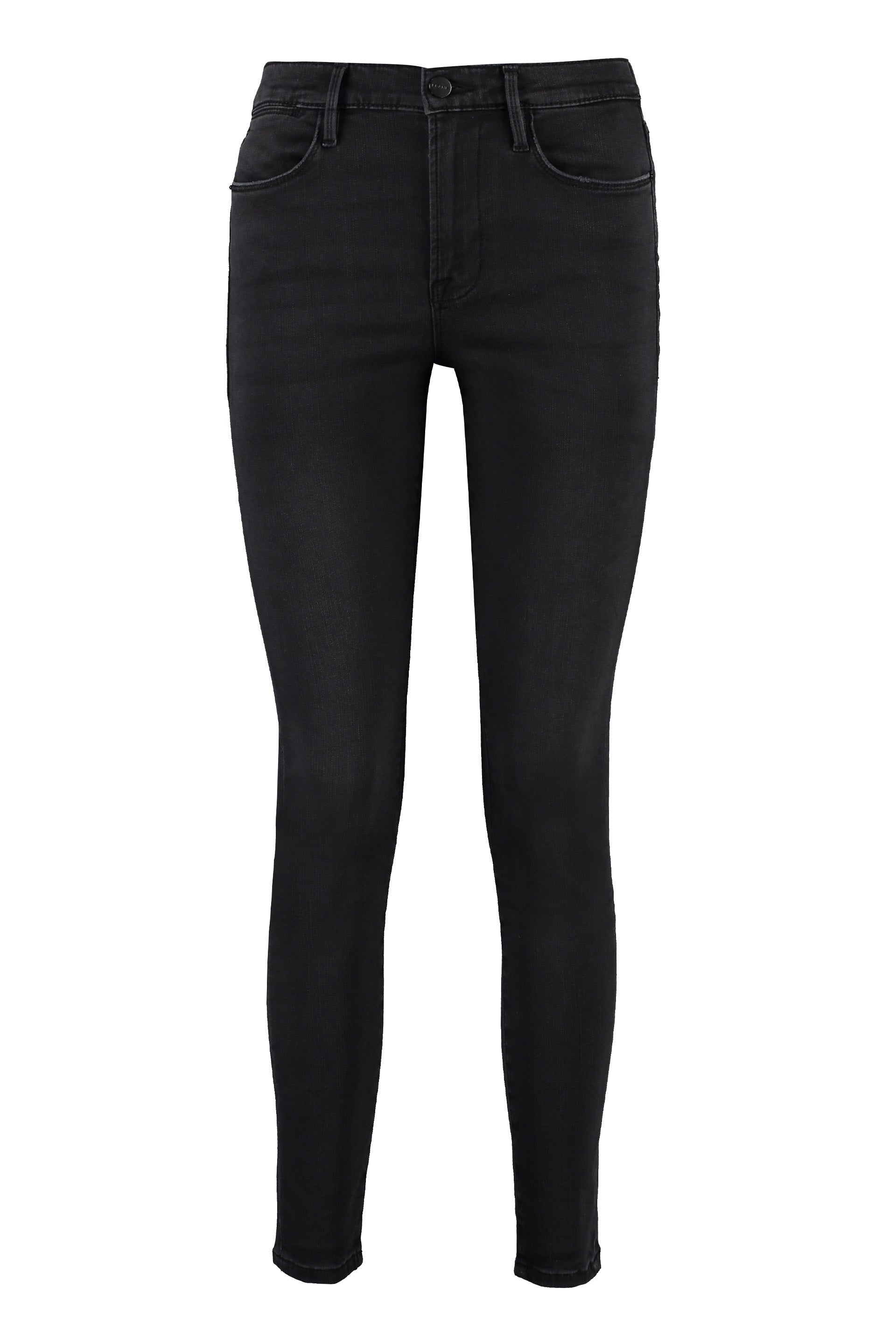 FRAME High-Rise Skinny Jeans