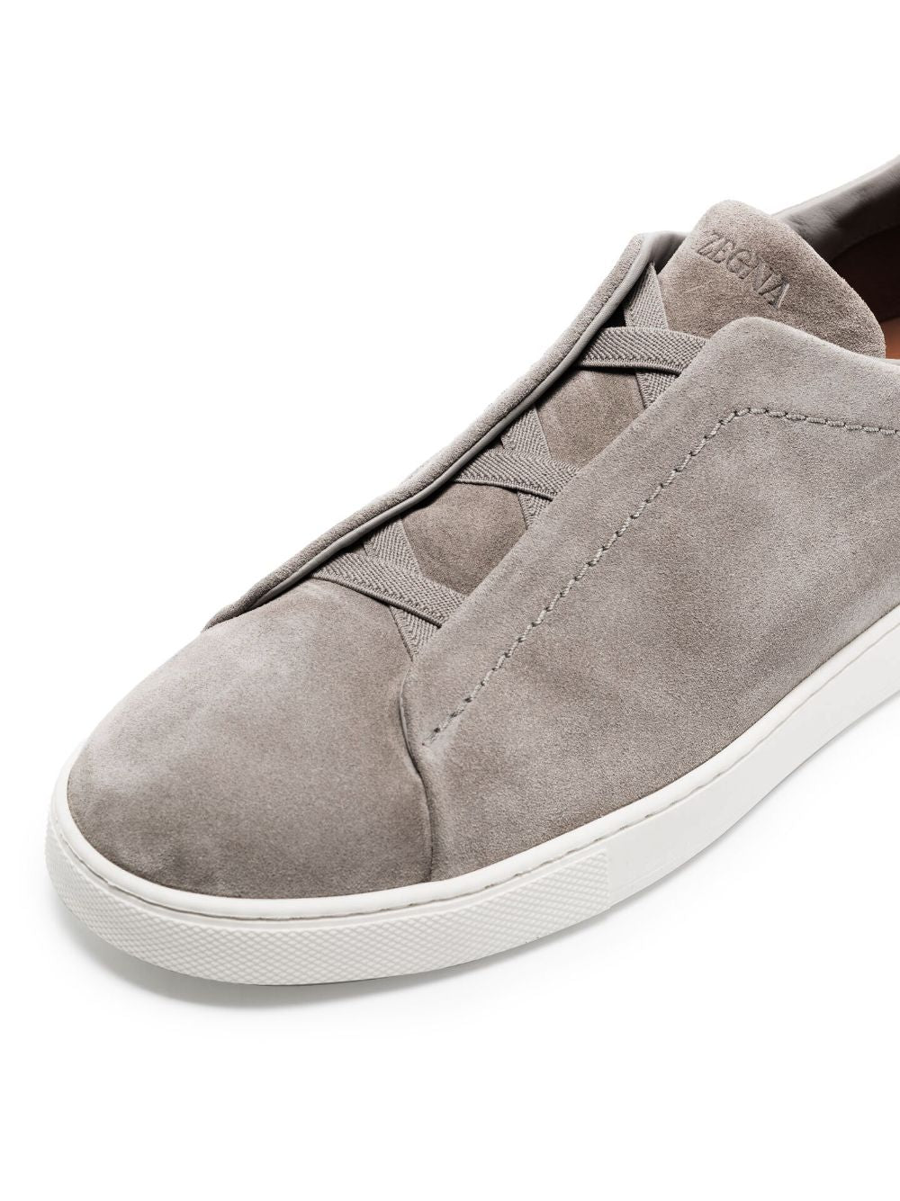 ZEGNA Triple Stitch Suede Sneakers for Men