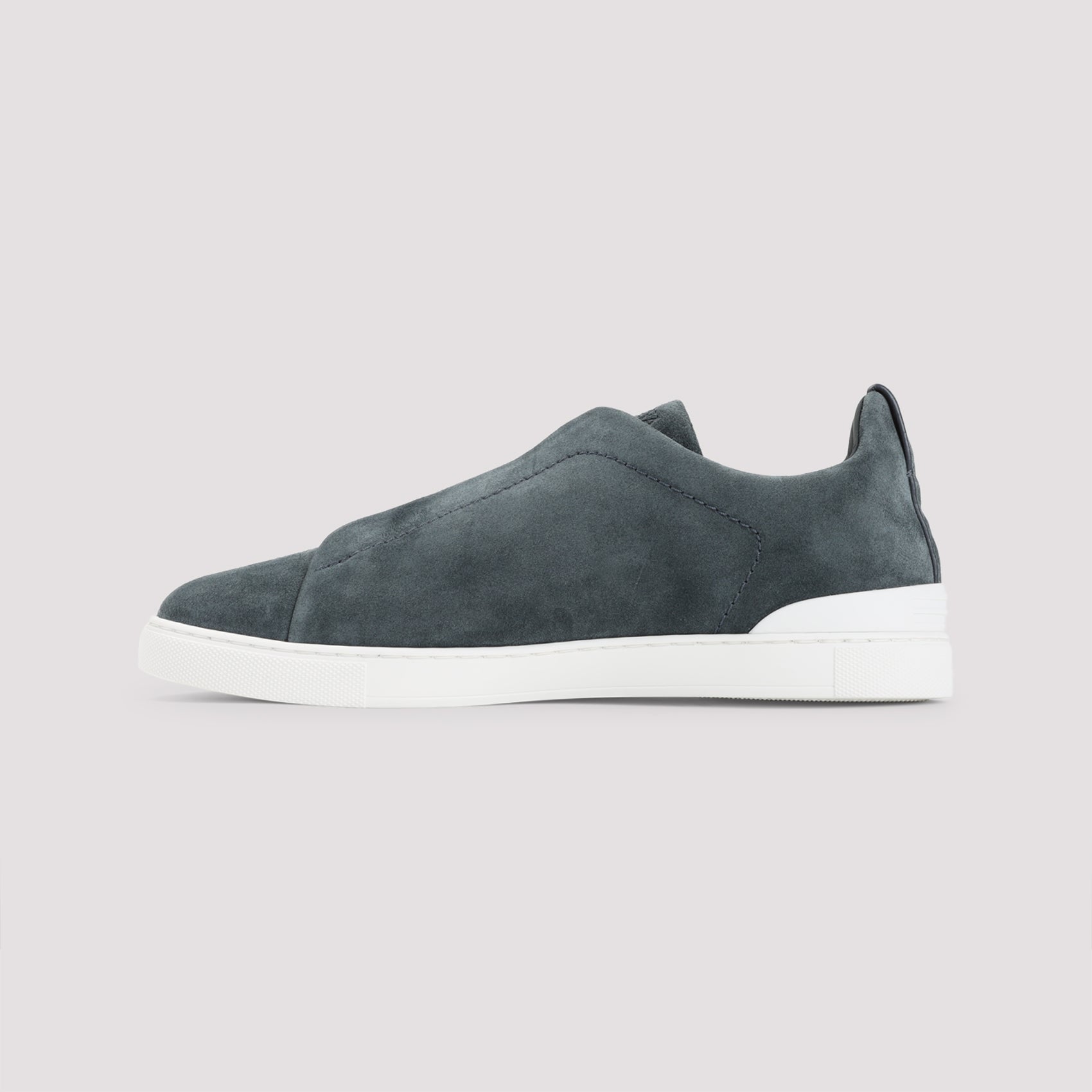 ZEGNA Suede Triple Stitch Sneakers for Men
