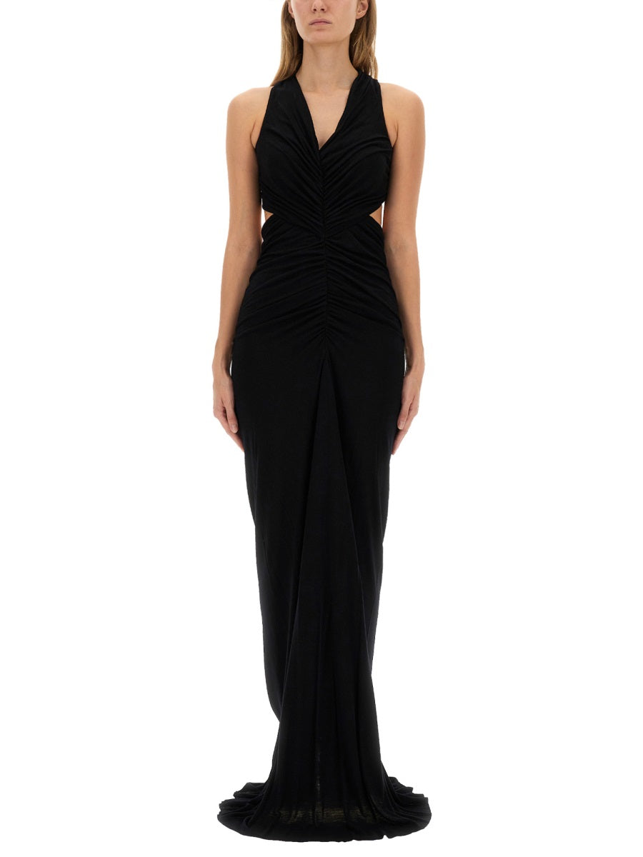 RICKOWENSLILIES Viscose Mini Dress for Women - SS25 Collection