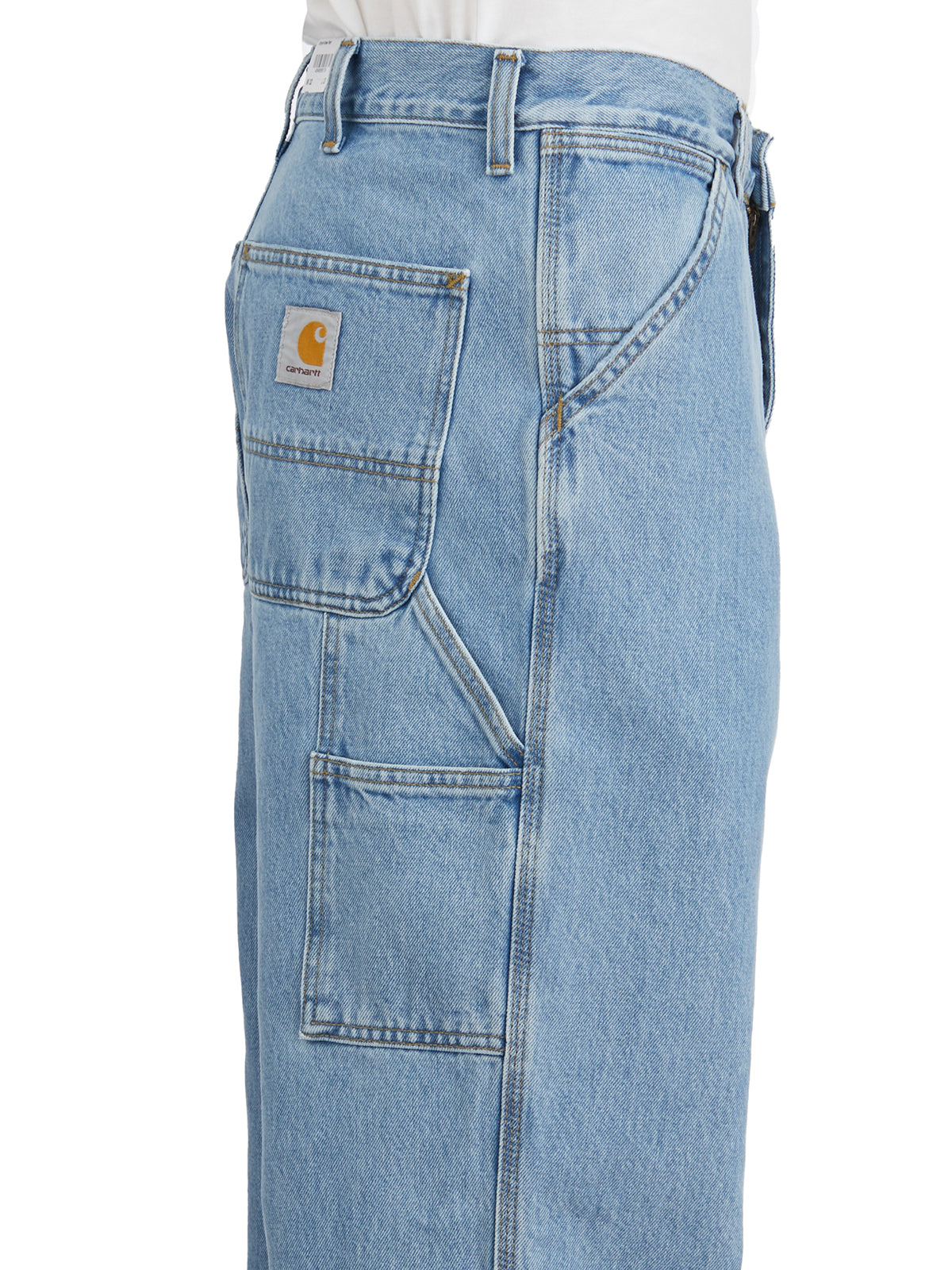 CARHARTT WIP Relaxed Straight Fit Trousers - Single Knee Smith