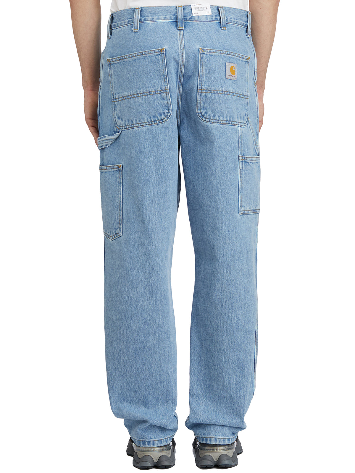 CARHARTT WIP Relaxed Straight Fit Trousers - Single Knee Smith