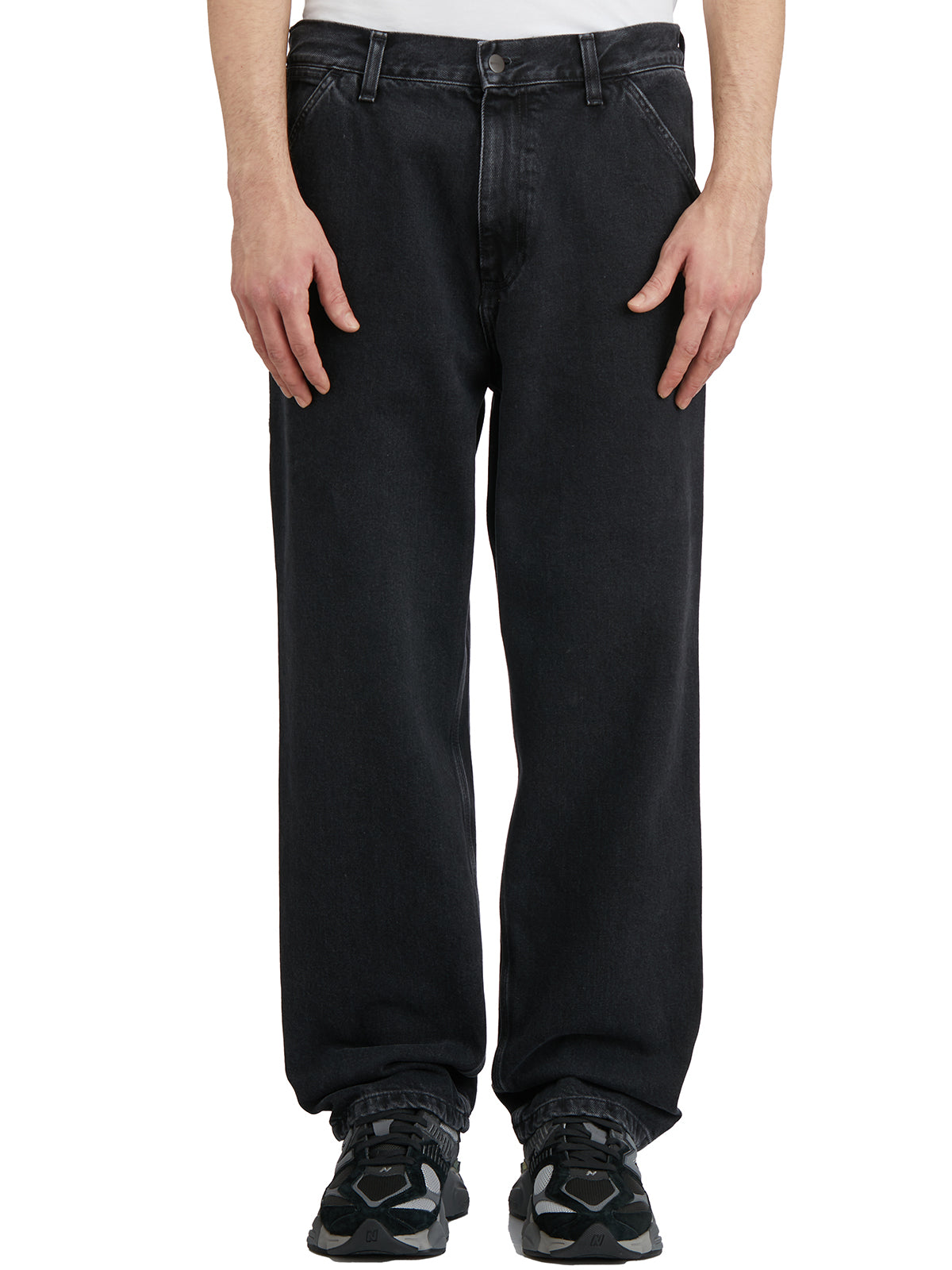 CARHARTT WIP Relaxed Straight Fit Single Knee Trousers 32/32