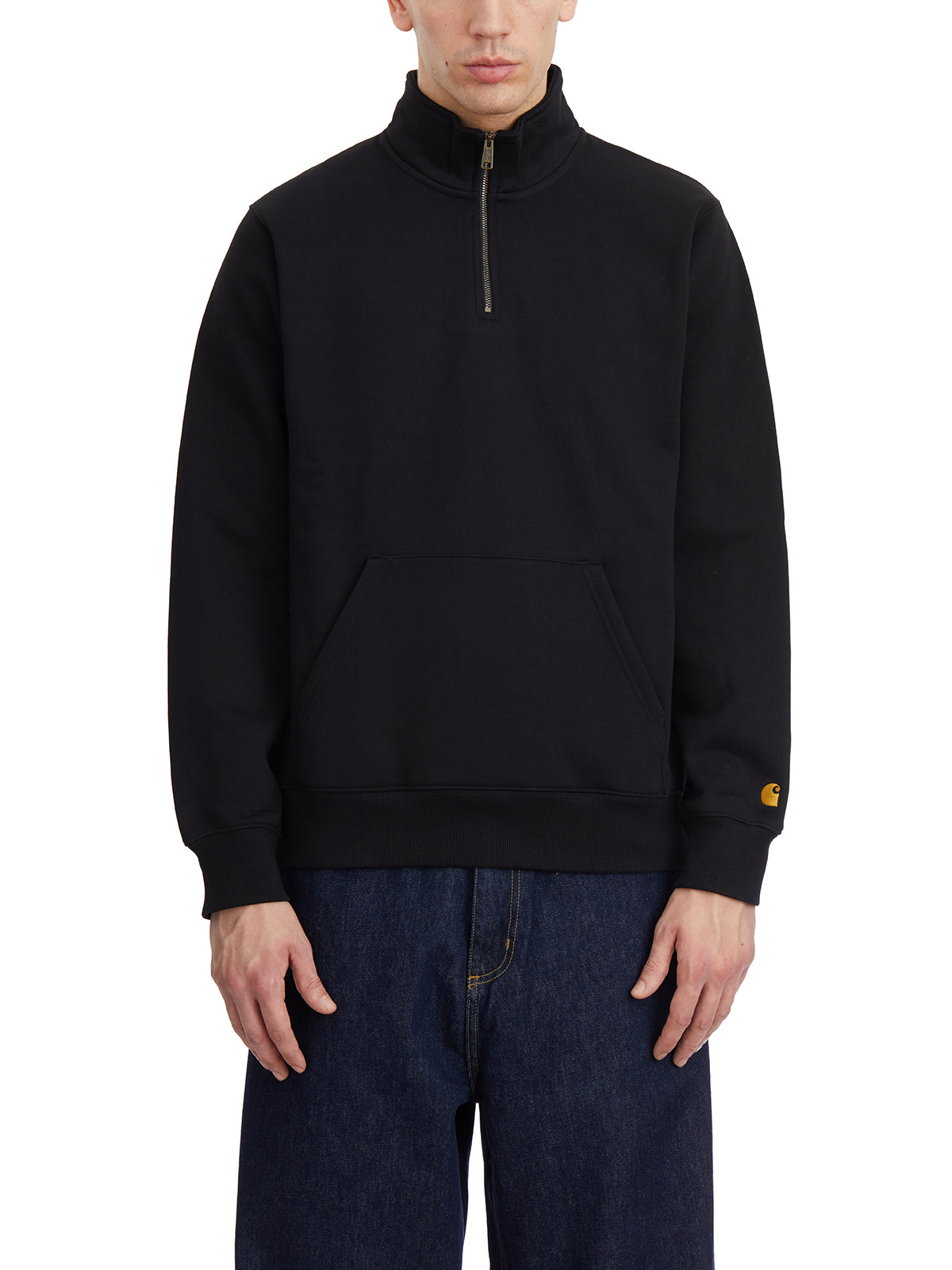 CARHARTT WIP Men's Regular Fit Mini Zip Sweatshirt