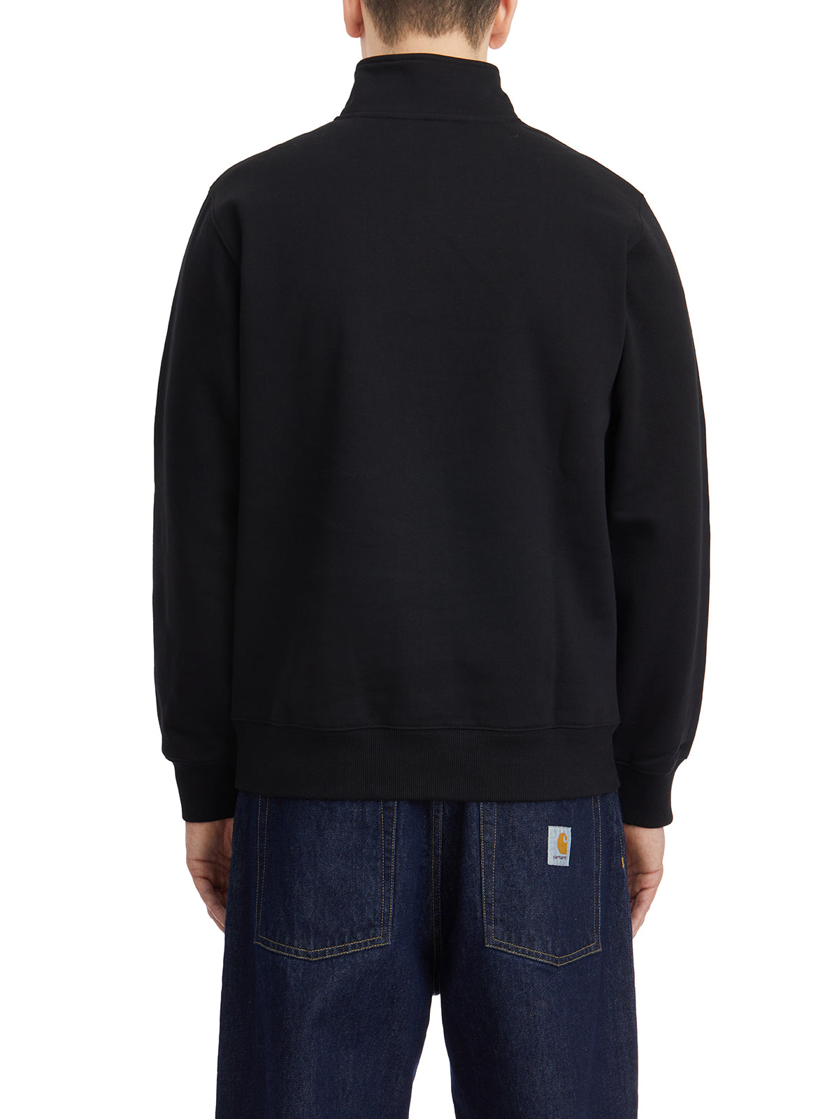 CARHARTT WIP Men's Regular Fit Mini Zip Sweatshirt