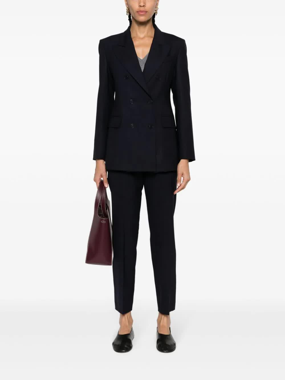 PAROSH Women's Wool Trousers for SS24 - Stylish & Comfortable