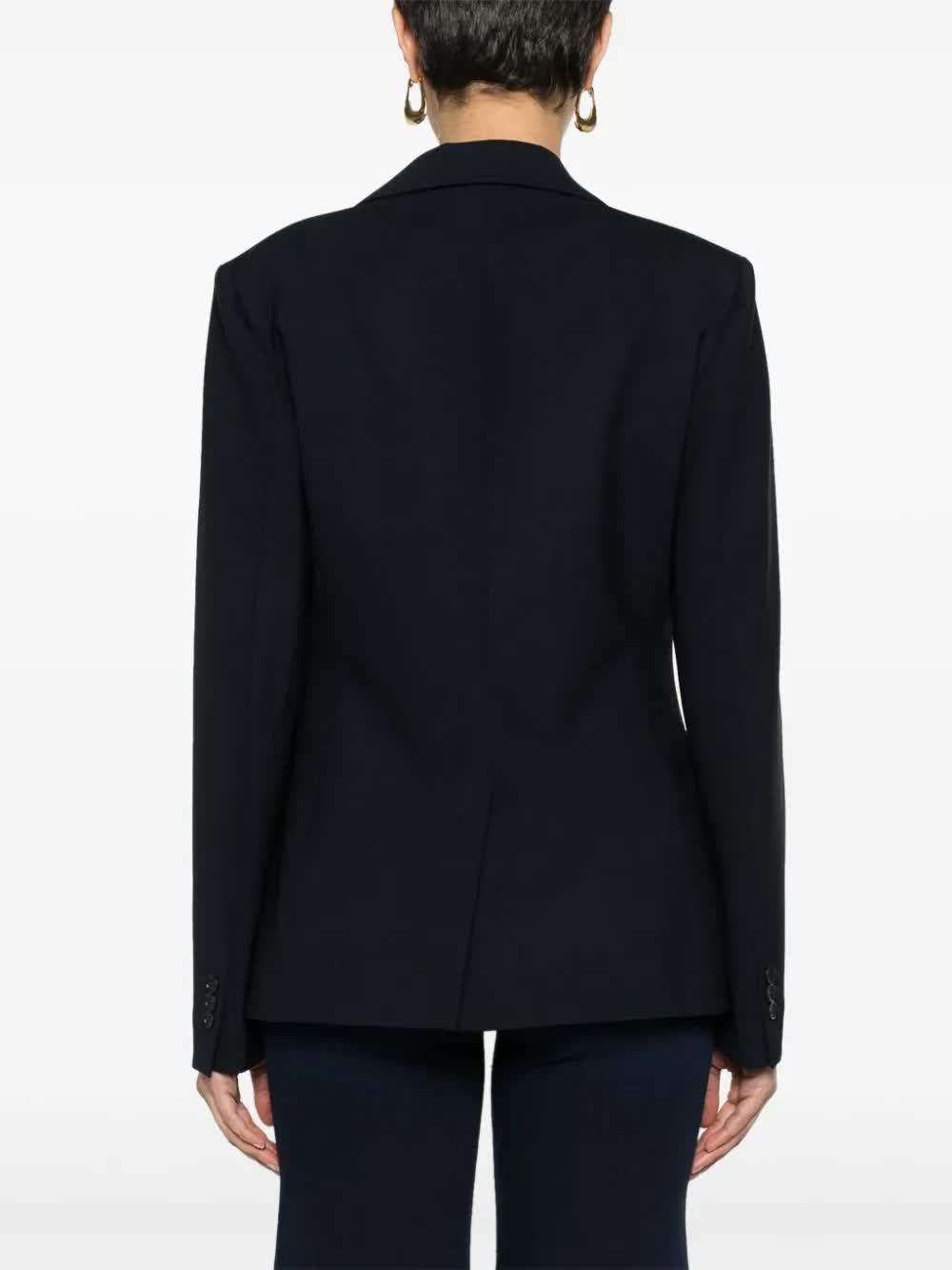 PAROSH Wool Blend Tailored Jacket for Women