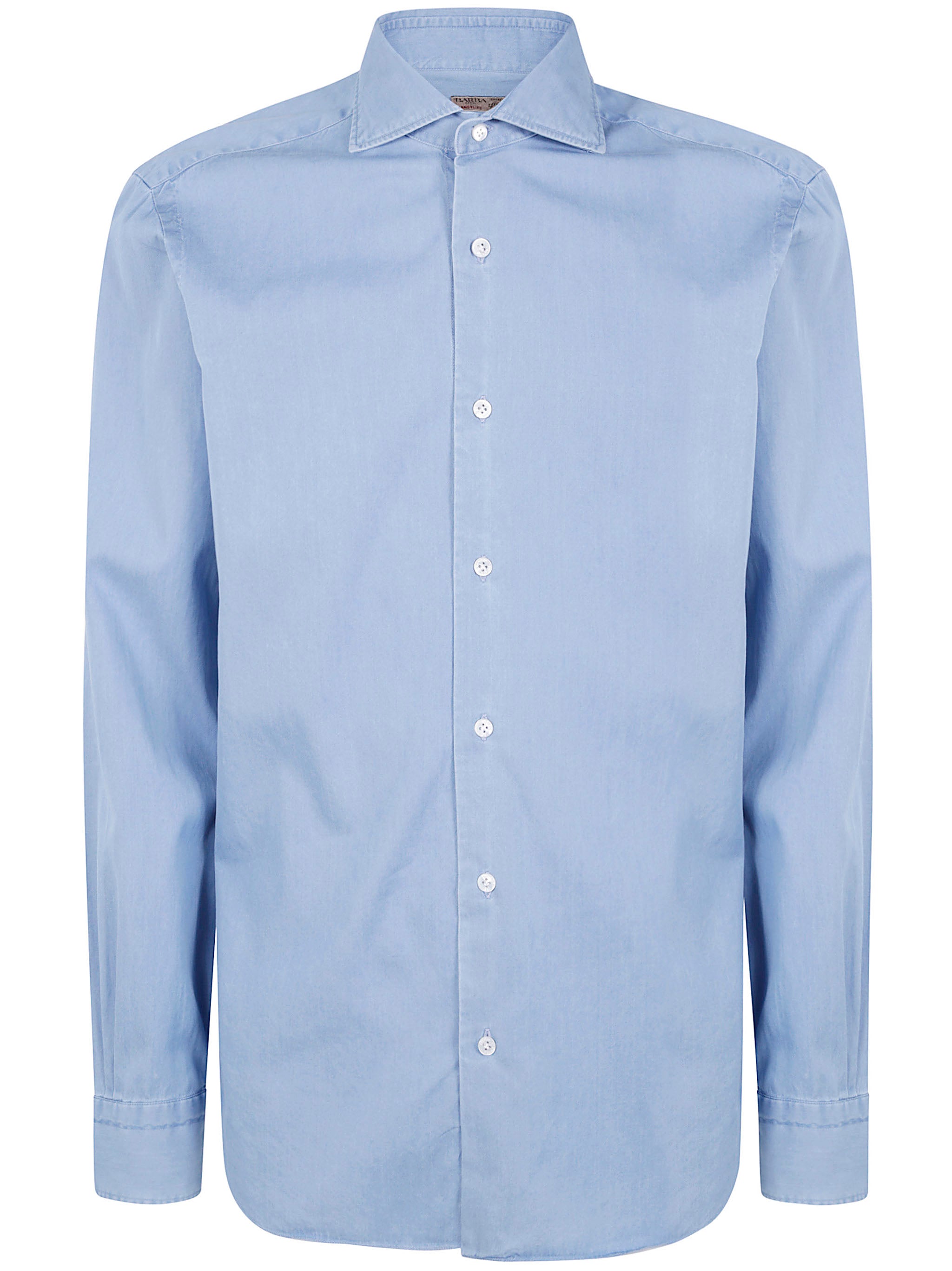 BARBA Napoli Light Denim Shirt for Men - FW25