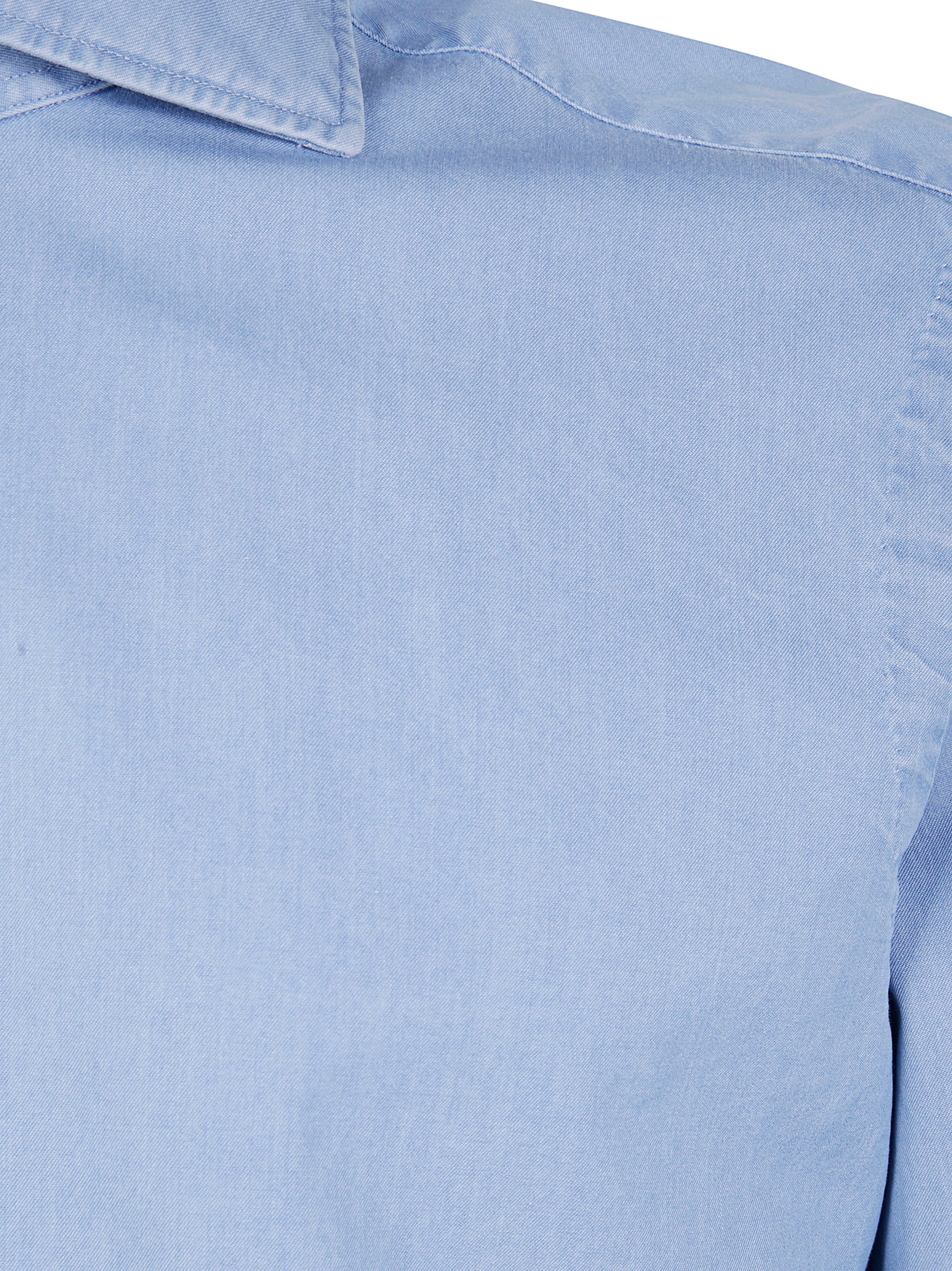 BARBA Napoli Light Denim Shirt for Men - FW25