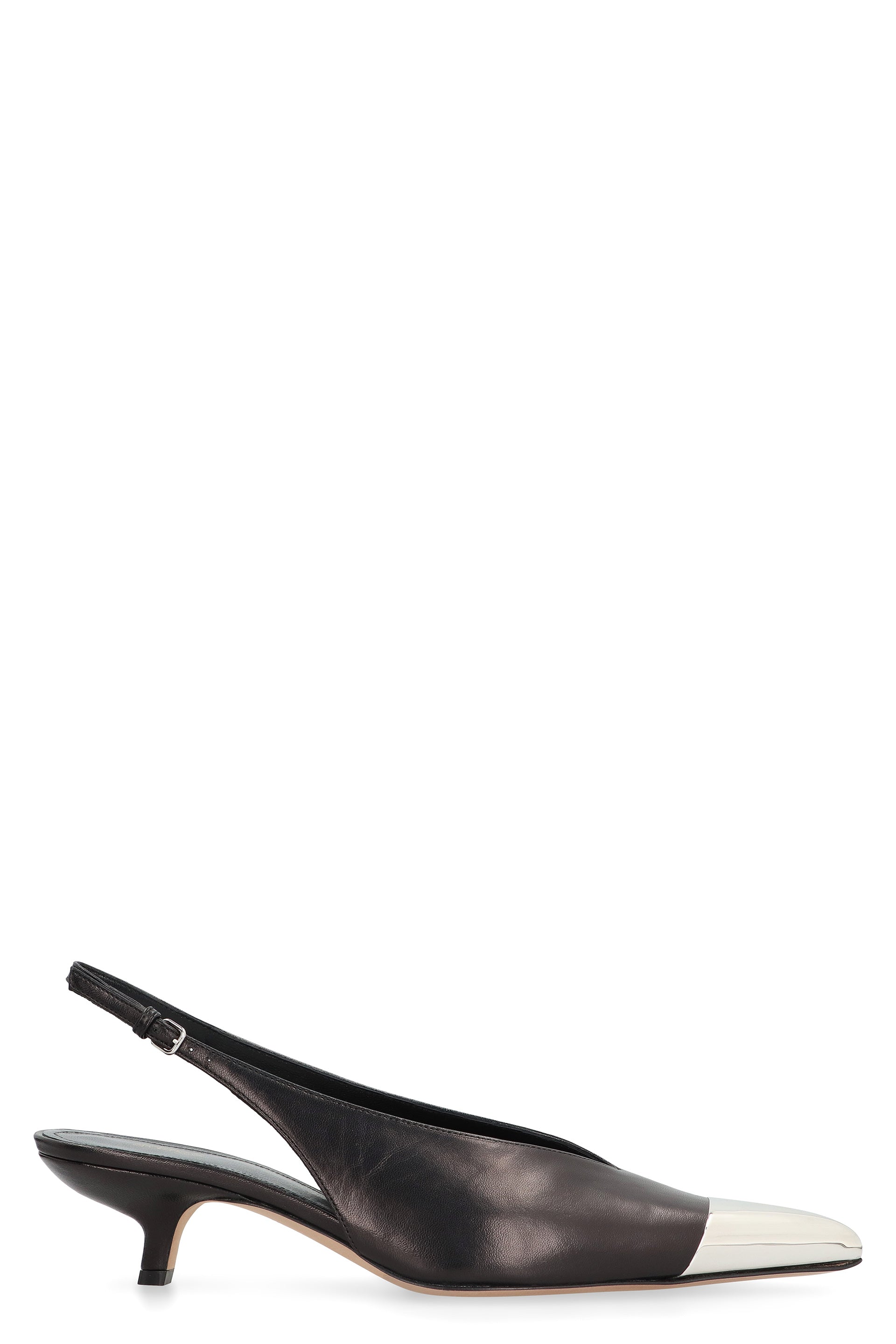 MAX MARA SPORTMAX Pointy Toe Adjustable Ankle Strap Slingback Pumps