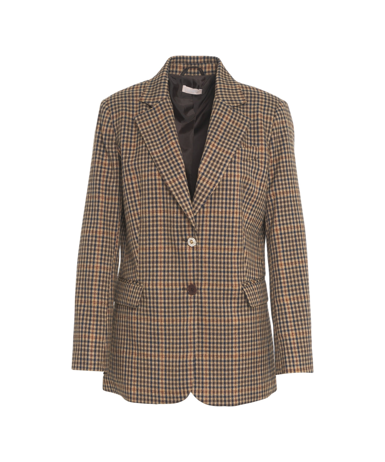 LIU JO Checkered Design Blazer for Women