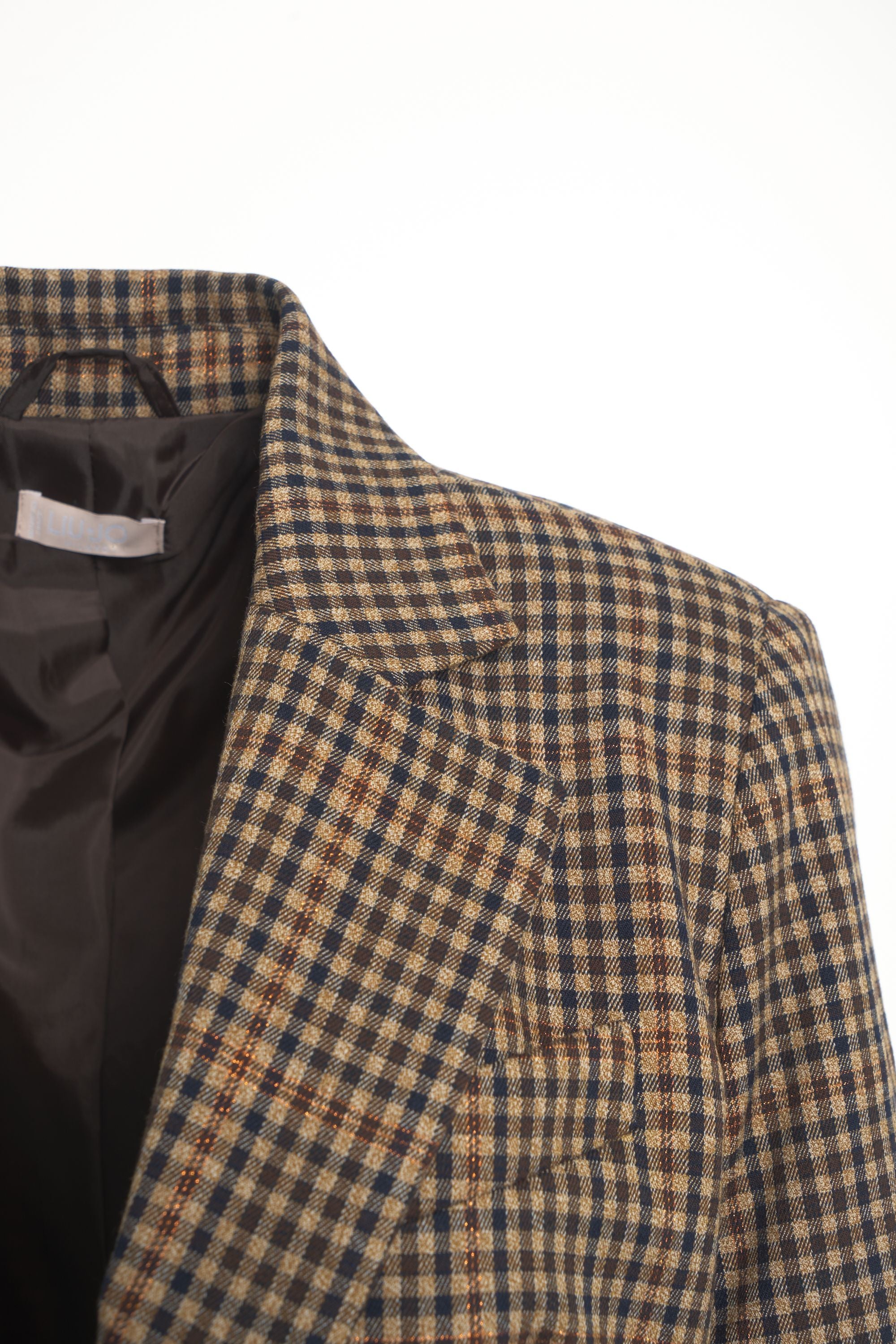 LIU JO Checkered Design Blazer for Women